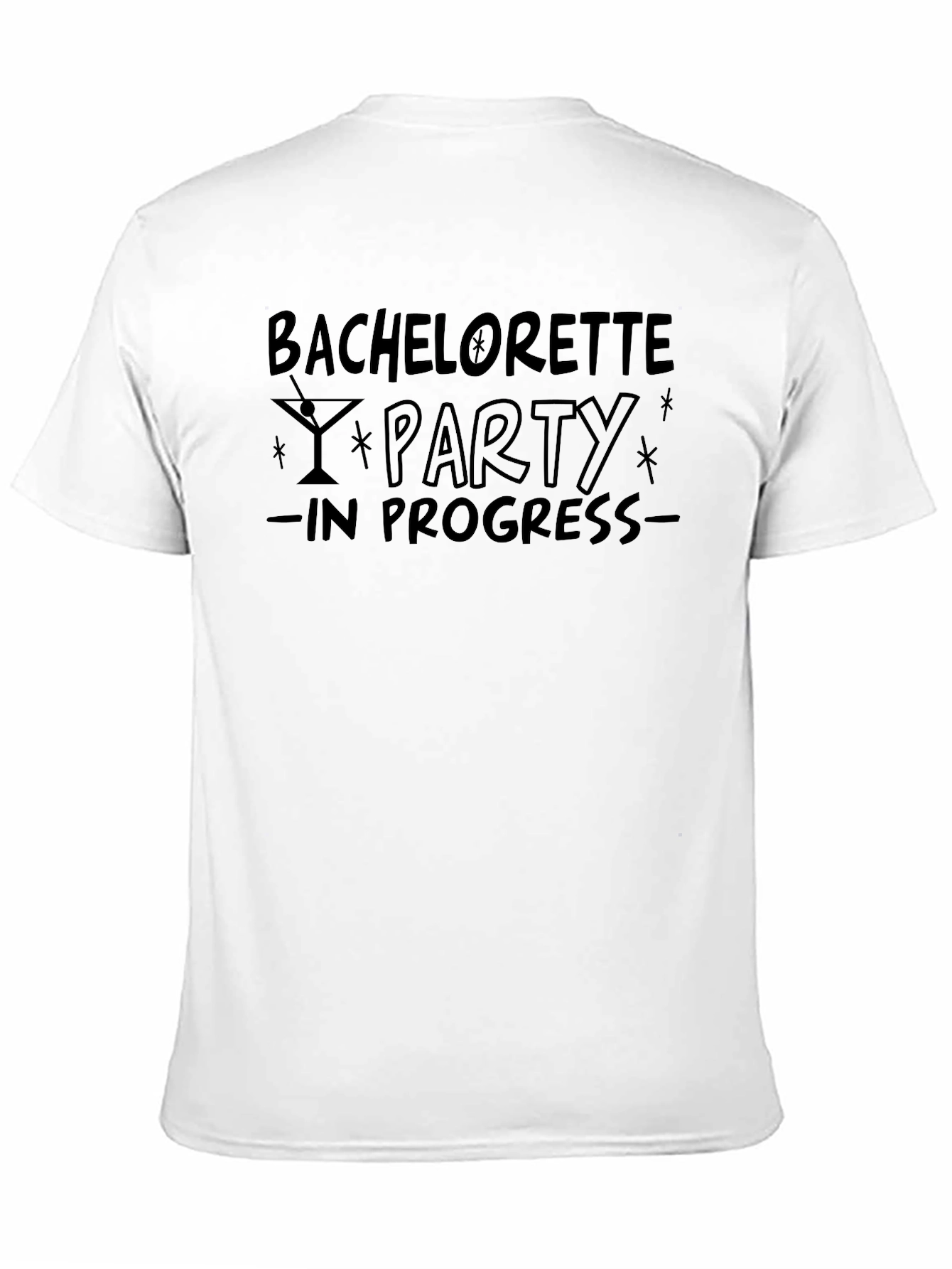 Bachelorette Party in Progress Crewneck T-Shirt