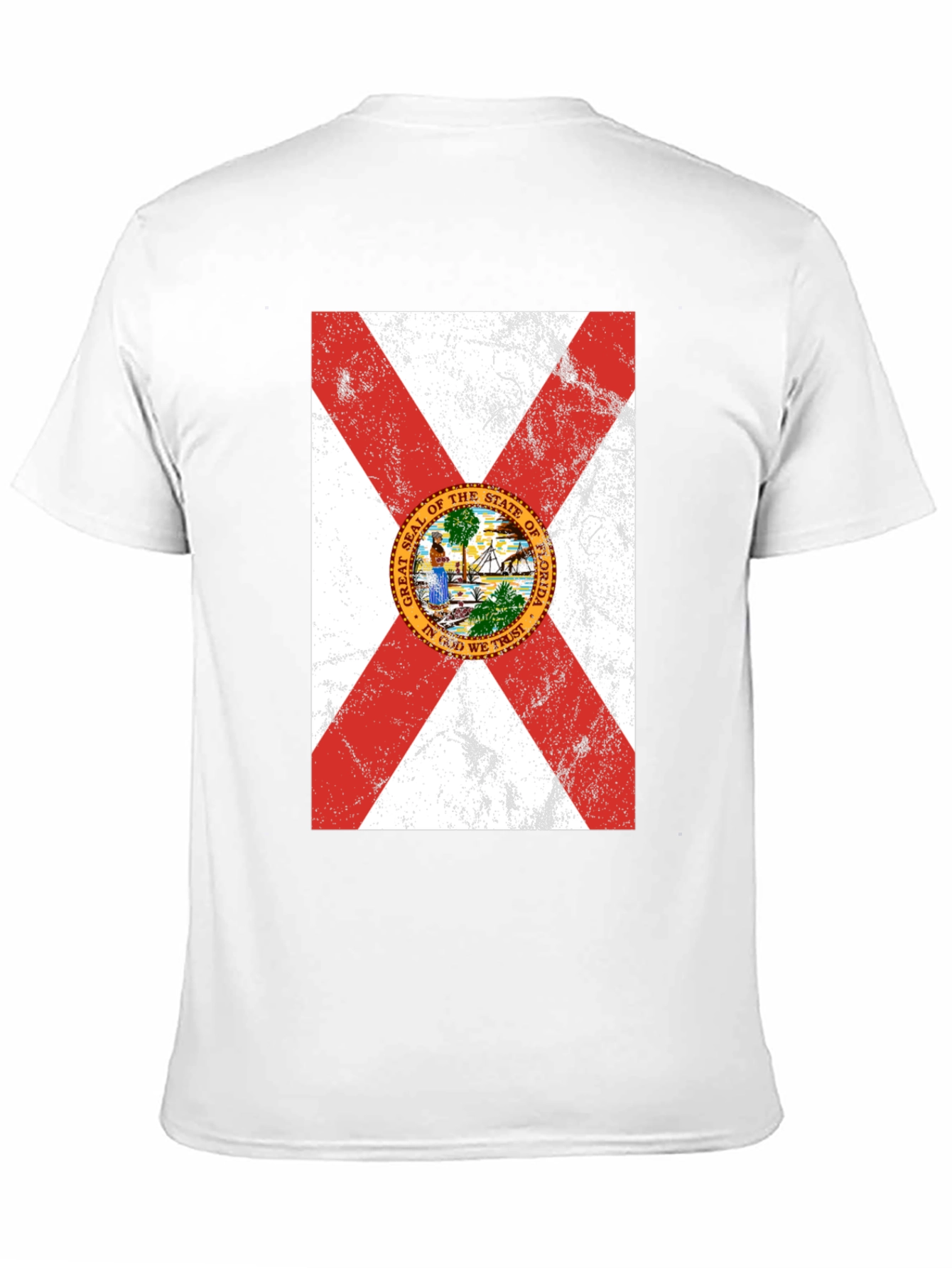 Florida Flag T-Shirt - Distressed Graphic Tee