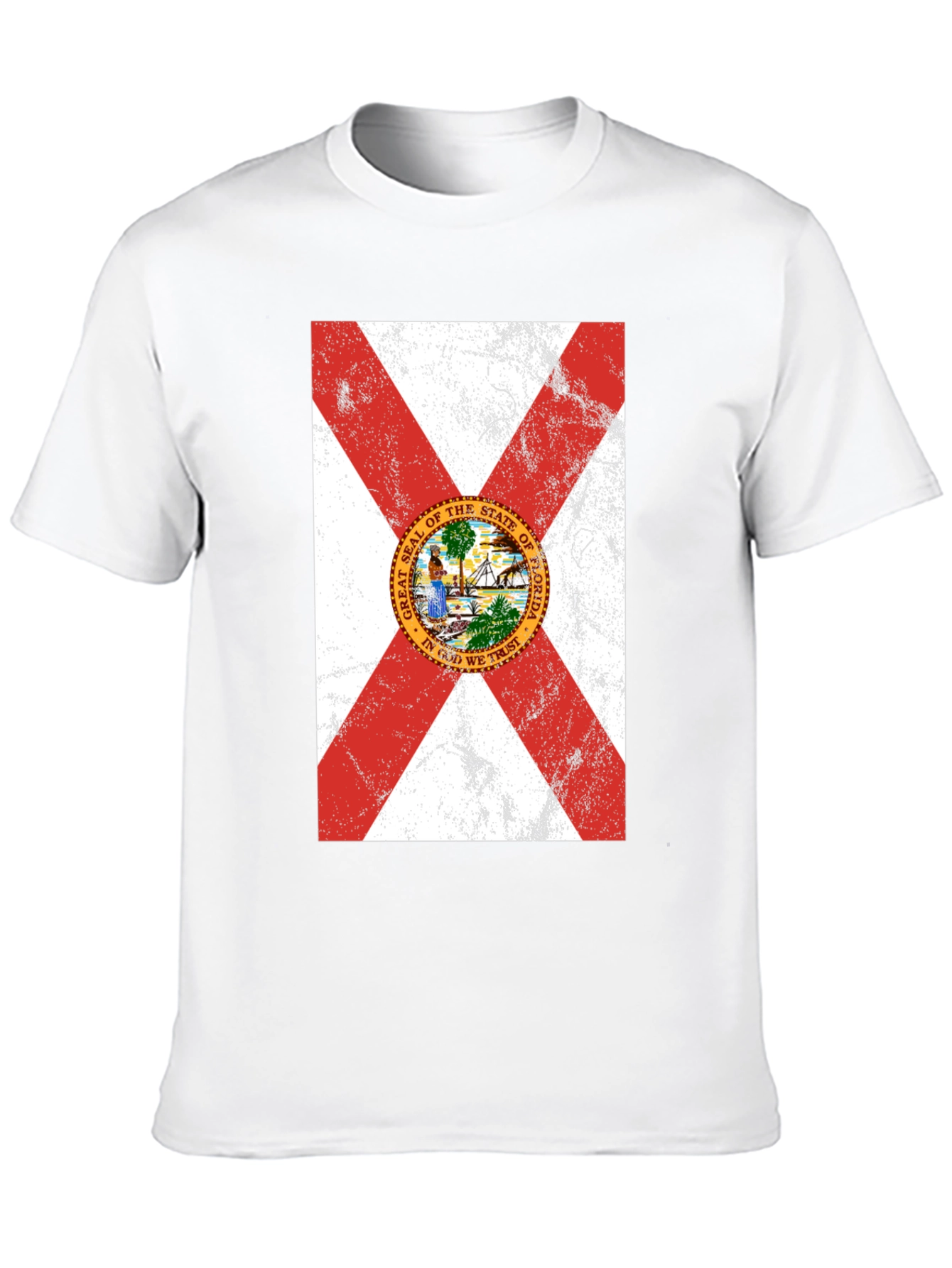 Florida Flag T-Shirt - Distressed Graphic Tee
