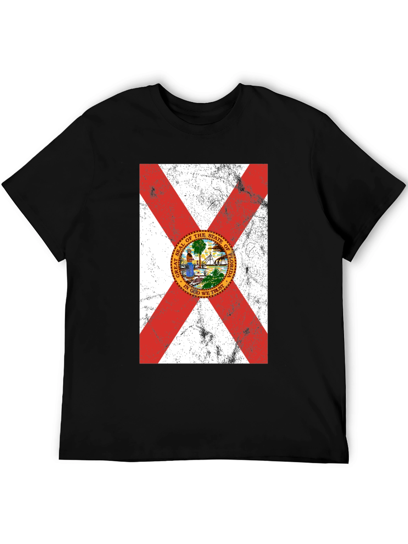 Florida Flag T-Shirt - Distressed Graphic Tee