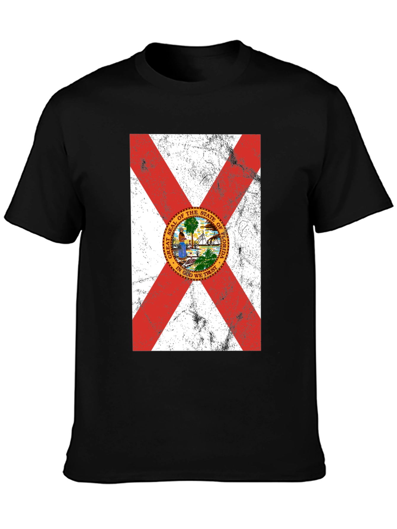 Florida Flag T-Shirt - Distressed Graphic Tee