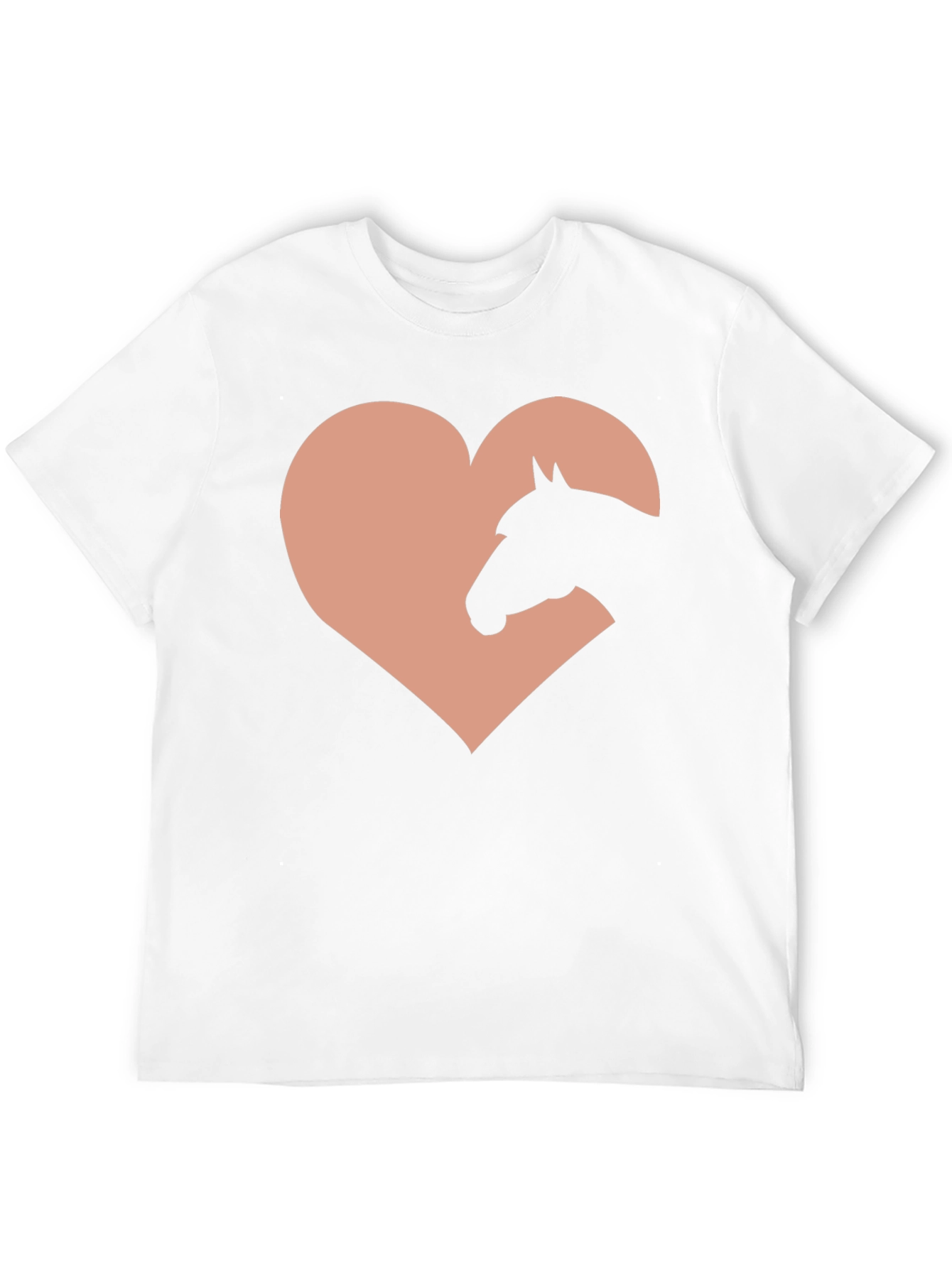 Horse Lover T-Shirt - Heart Graphic Tee