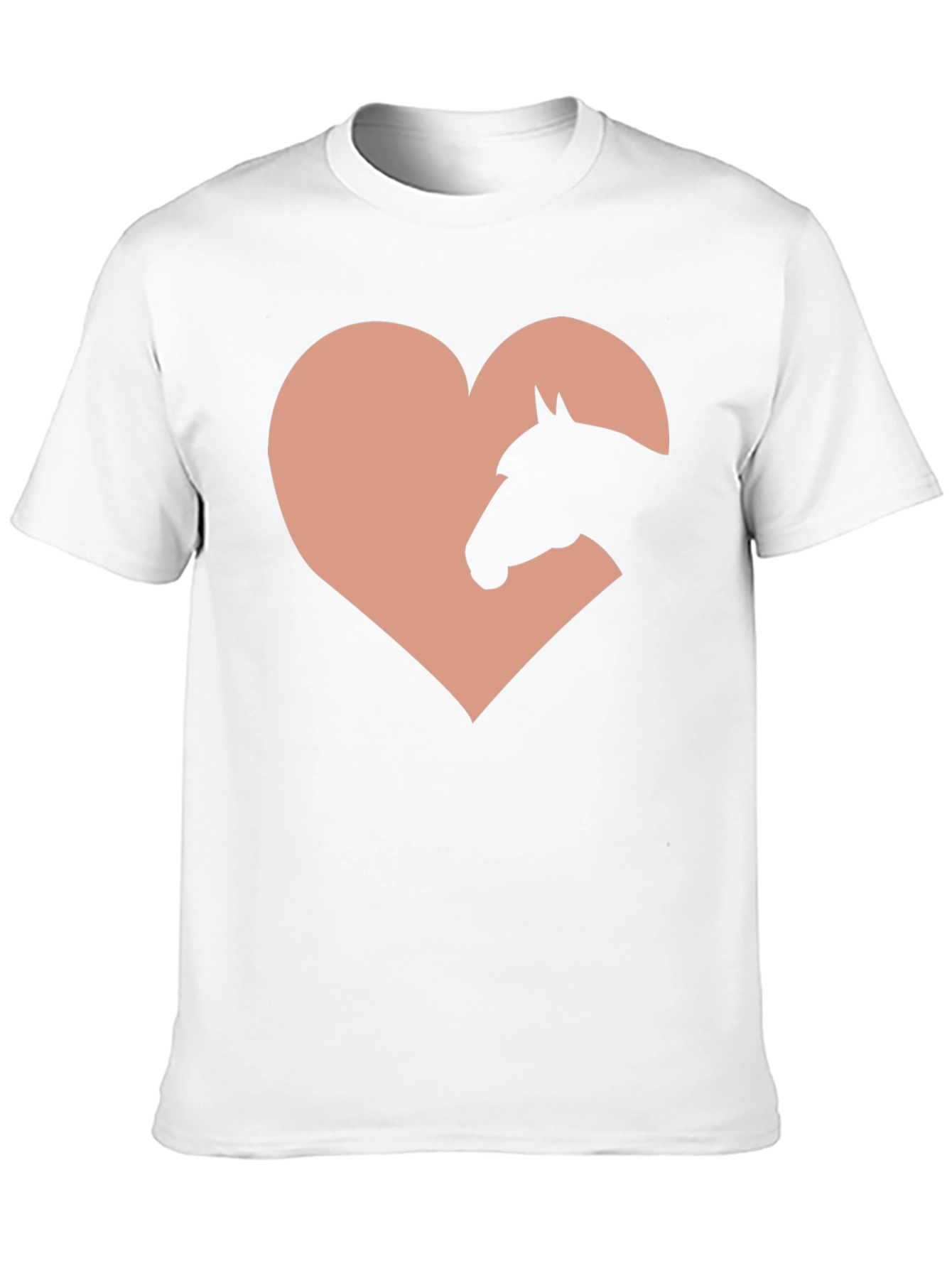 Horse Lover T-Shirt - Heart Graphic Tee