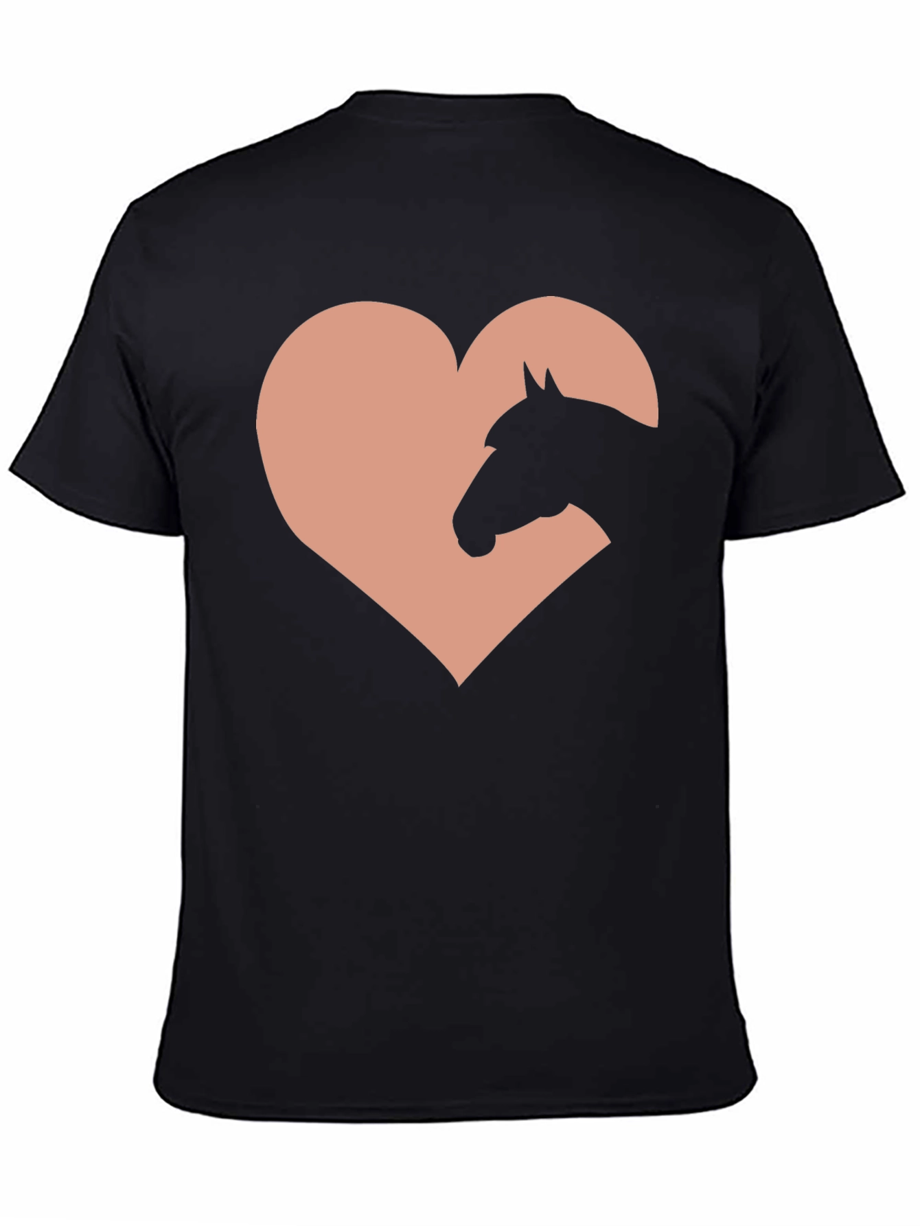 Horse Lover T-Shirt - Heart Graphic Tee