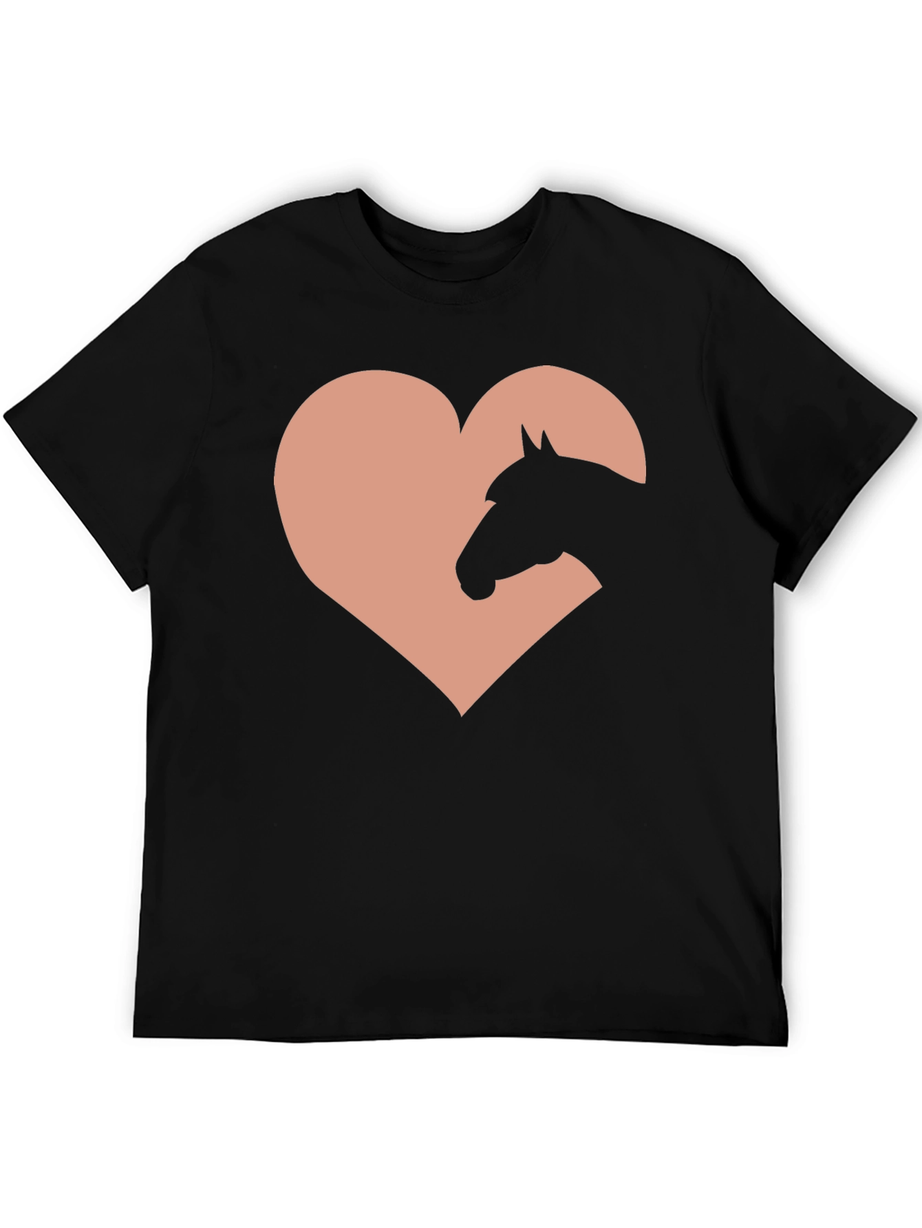 Horse Lover T-Shirt - Heart Graphic Tee