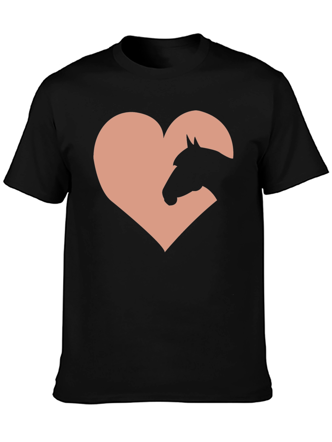 Horse Lover T-Shirt - Heart Graphic Tee
