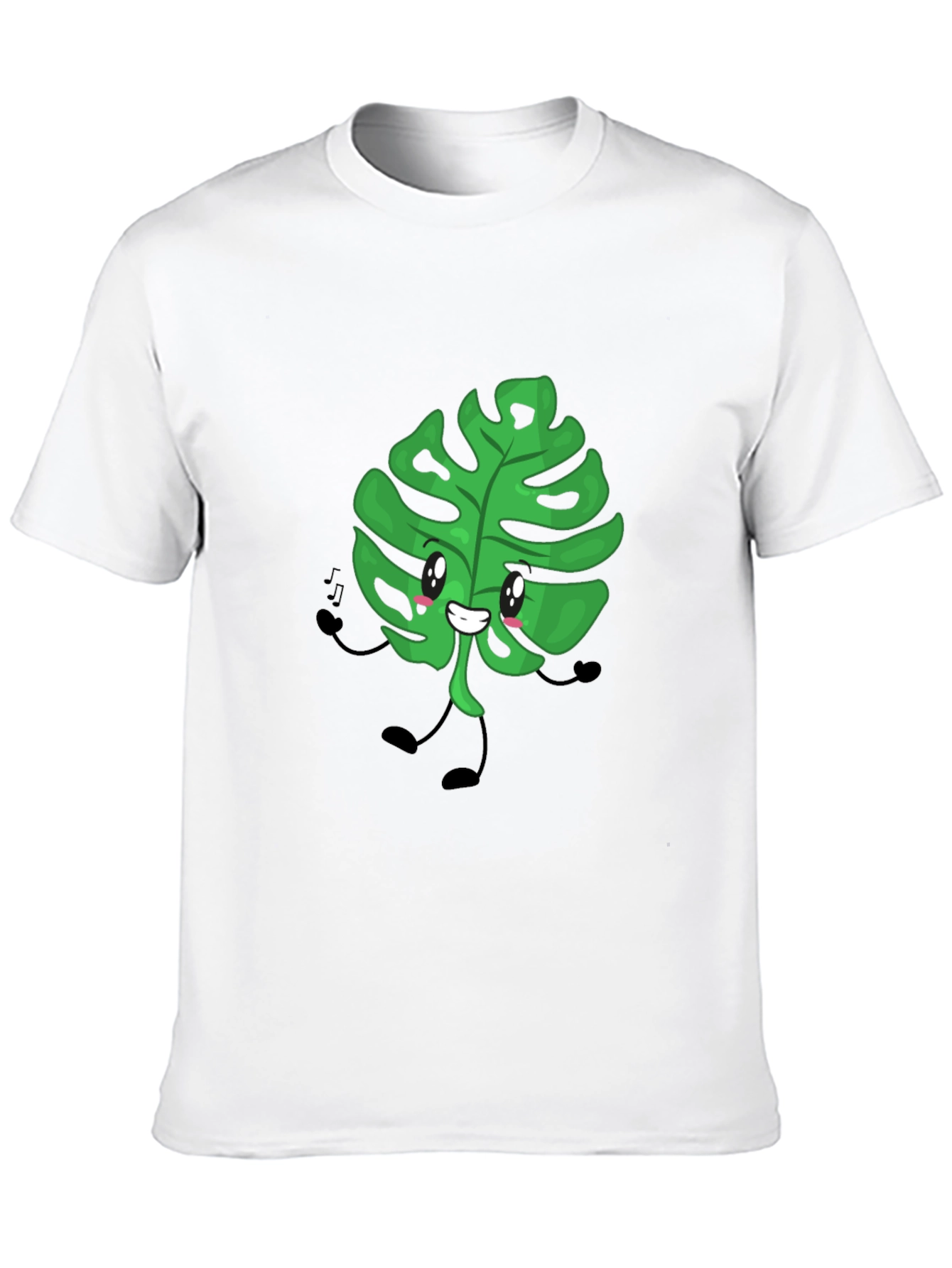 Cute Monstera Leaf Graphic T-Shirt