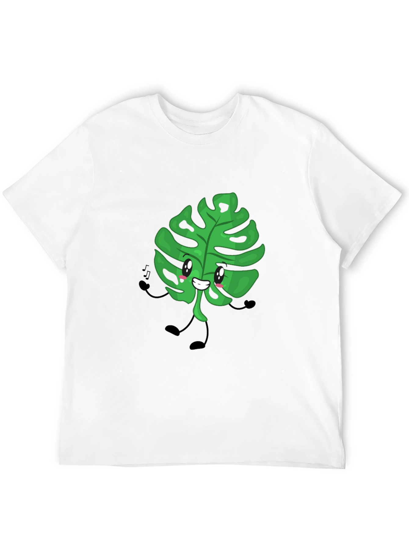Cute Monstera Leaf Graphic T-Shirt