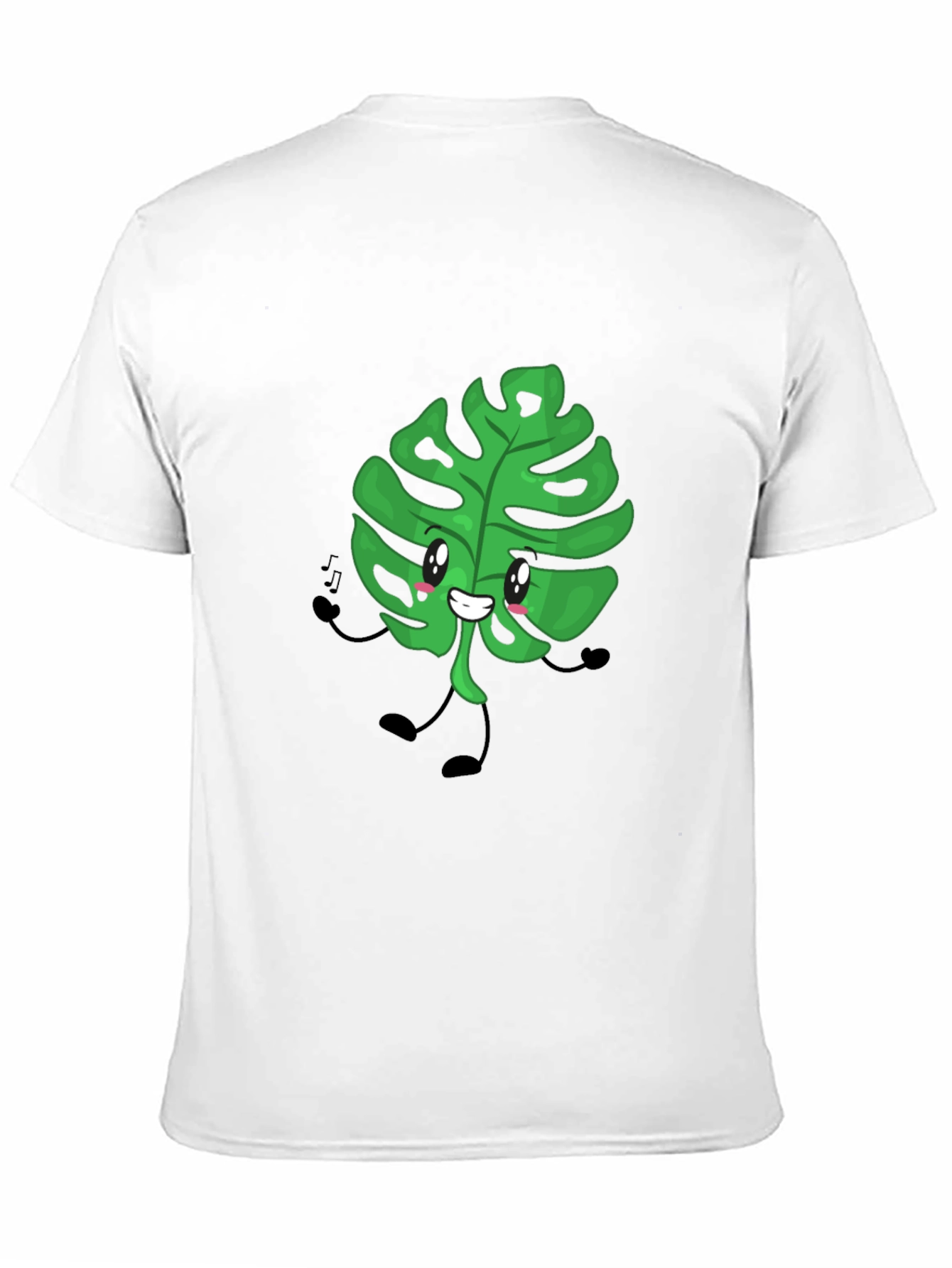 Cute Monstera Leaf Graphic T-Shirt