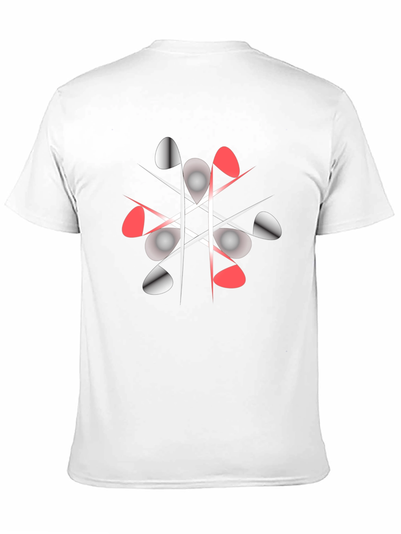 Geometric Graphic Print Crew Neck T-Shirt