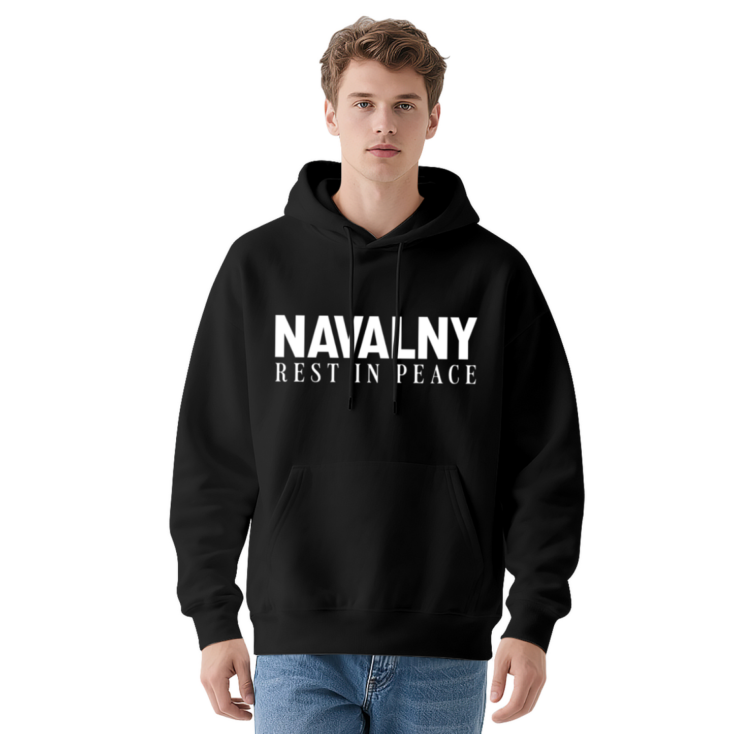 Letter Print Casual Hoodie, Unisex Cozy Comfort Pullover