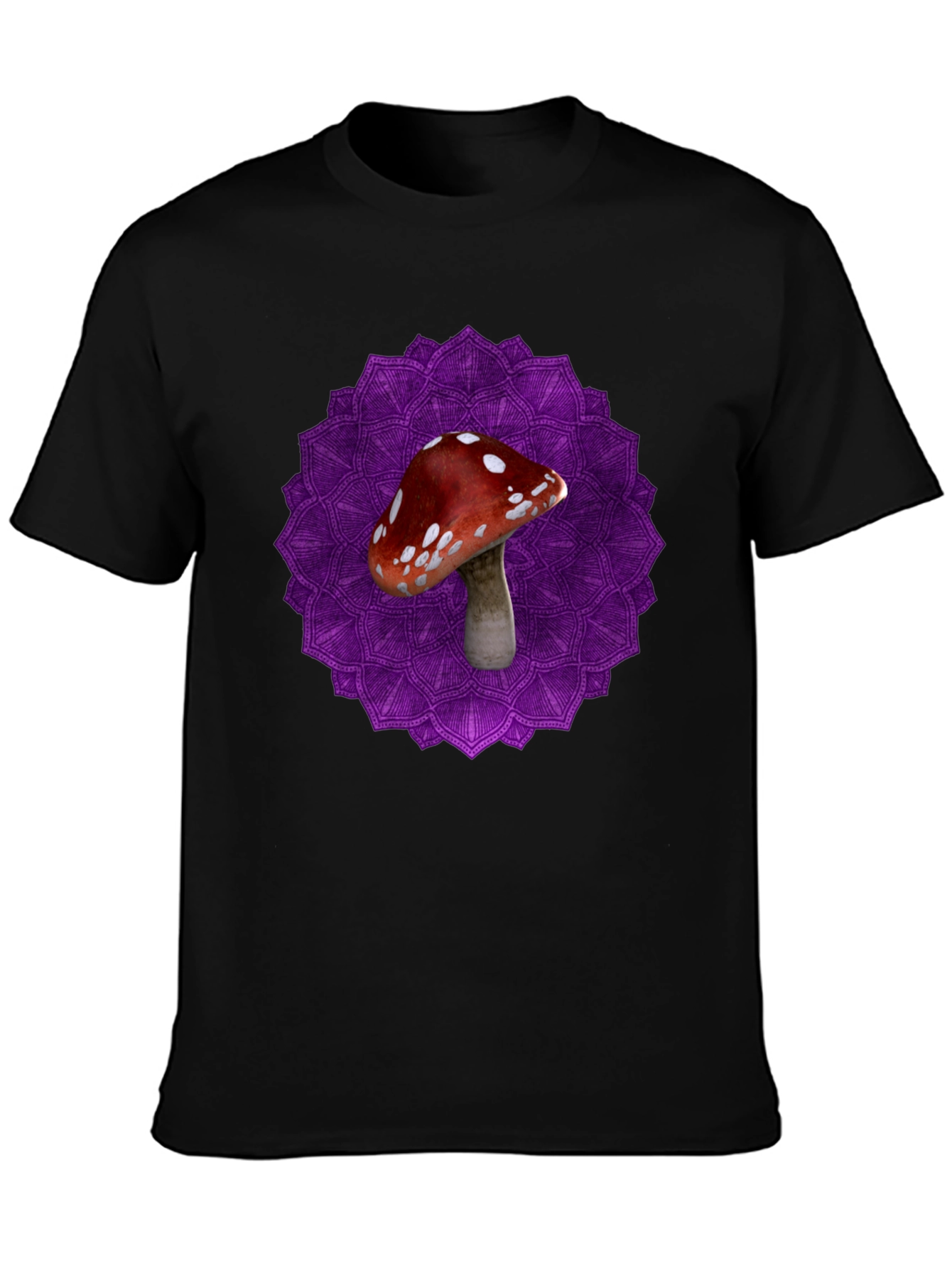 Mushroom Mandala Graphic T-Shirt
