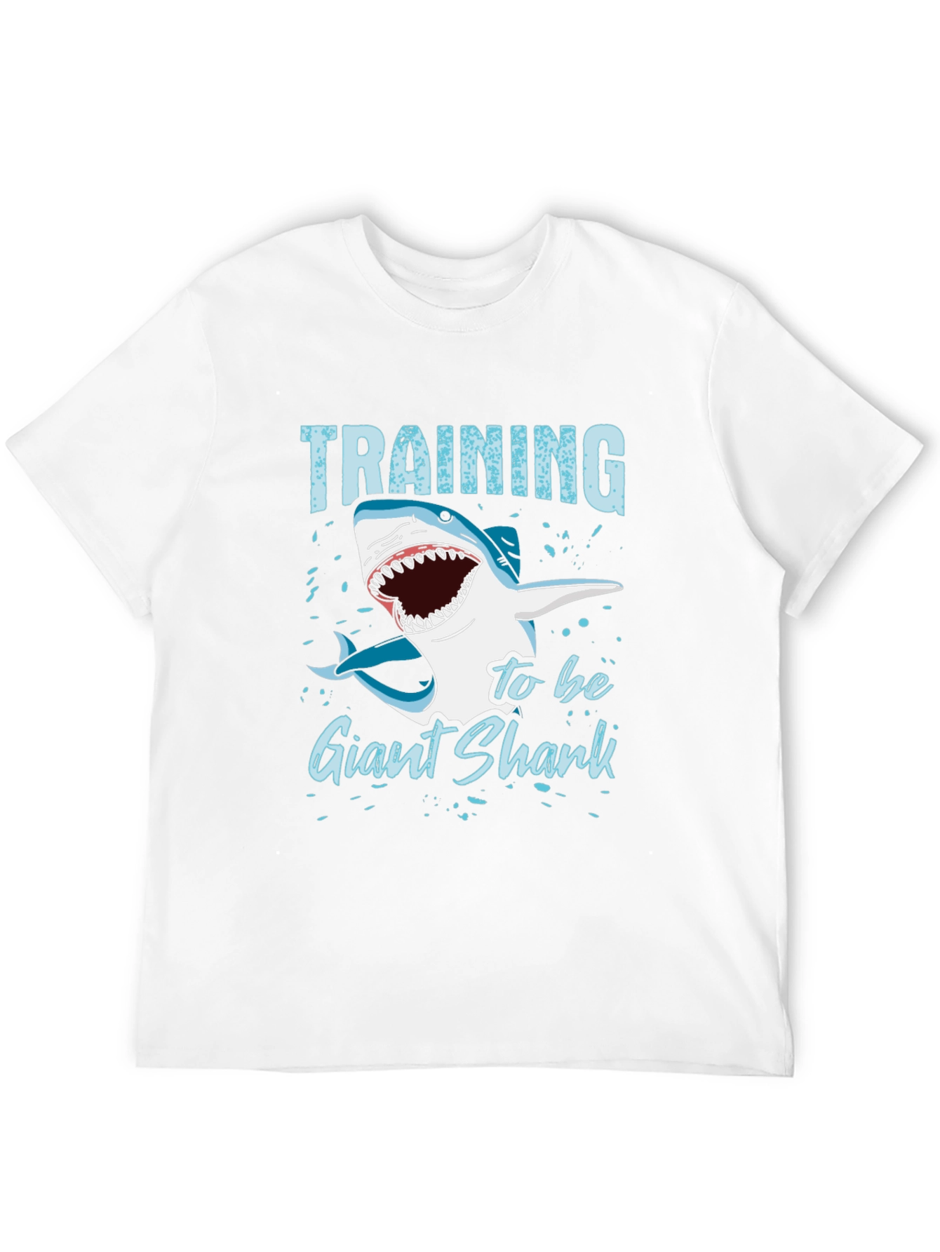 Training To Be Giant Shark Graphic T-Shirt