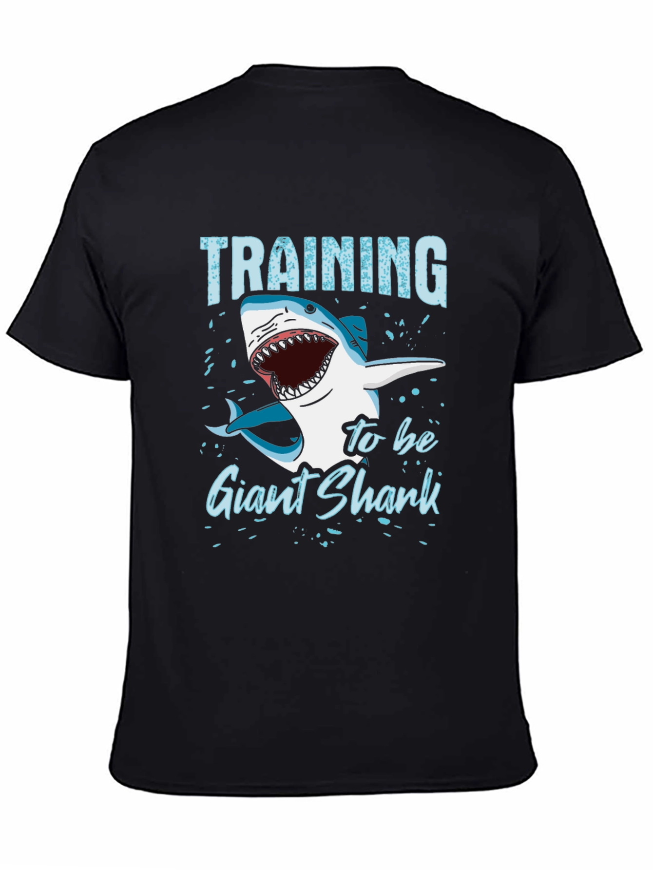 Training To Be Giant Shark Graphic T-Shirt