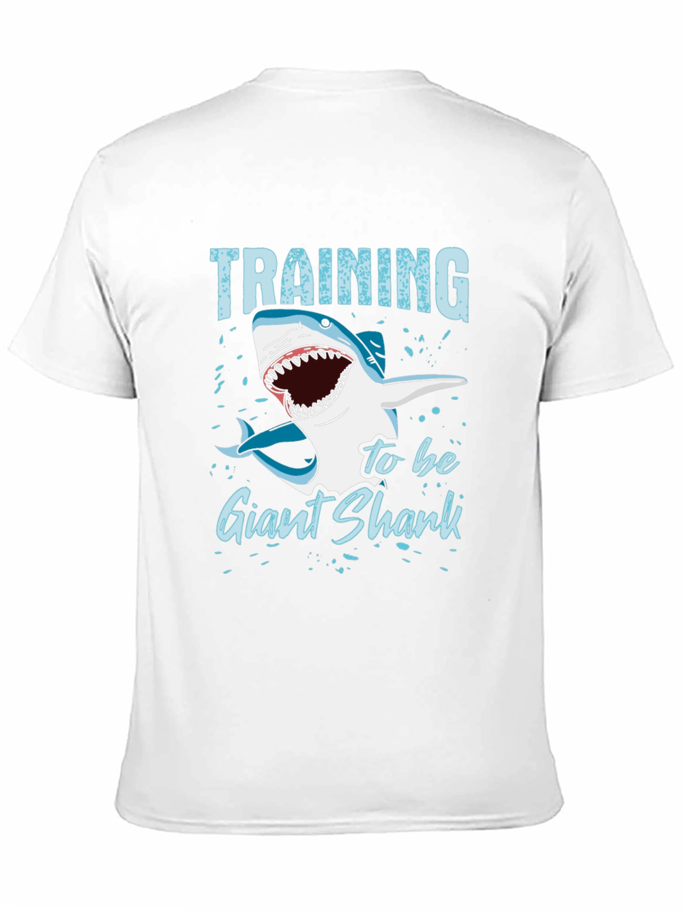 Training To Be Giant Shark Graphic T-Shirt