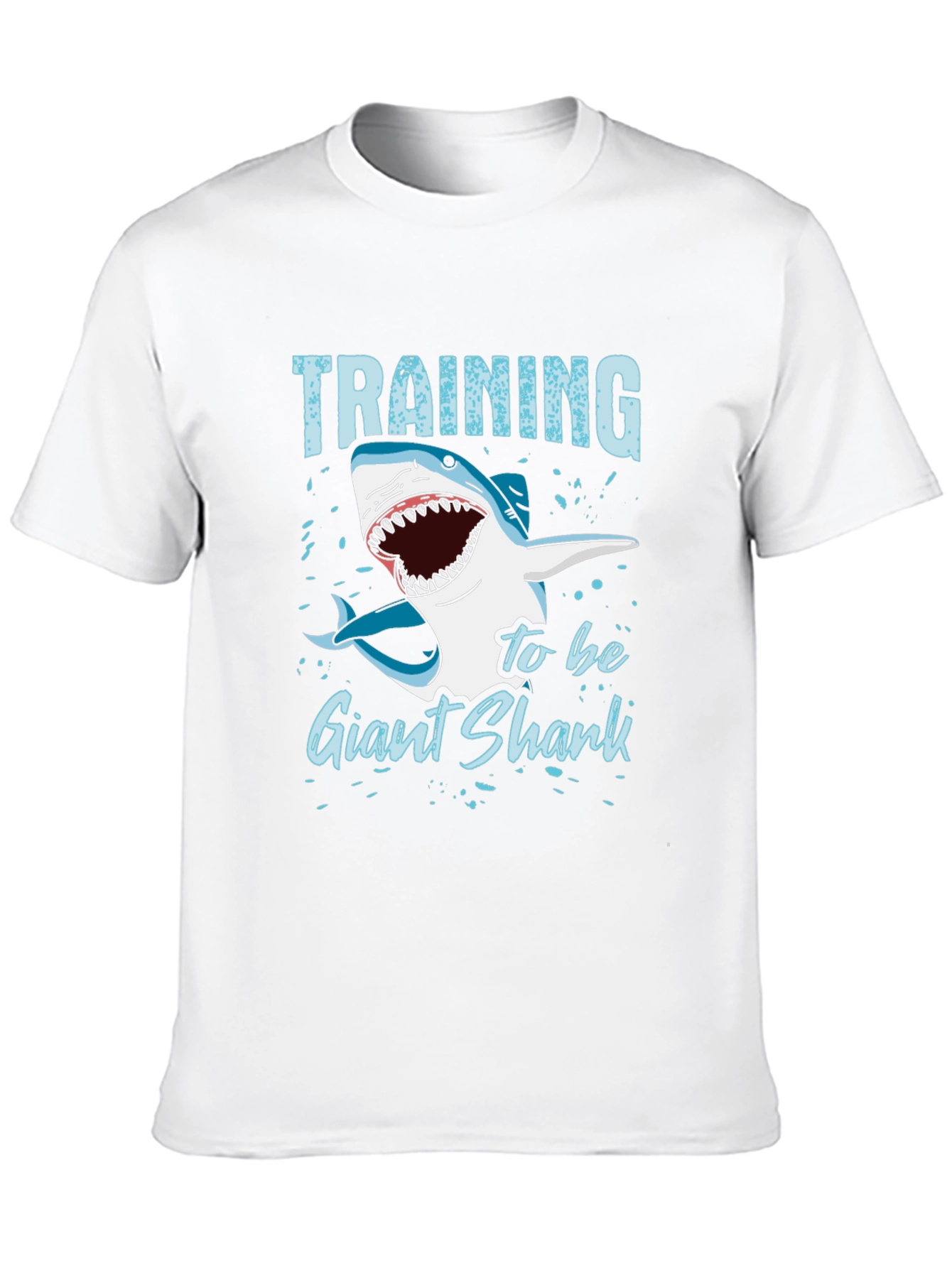 Training To Be Giant Shark Graphic T-Shirt