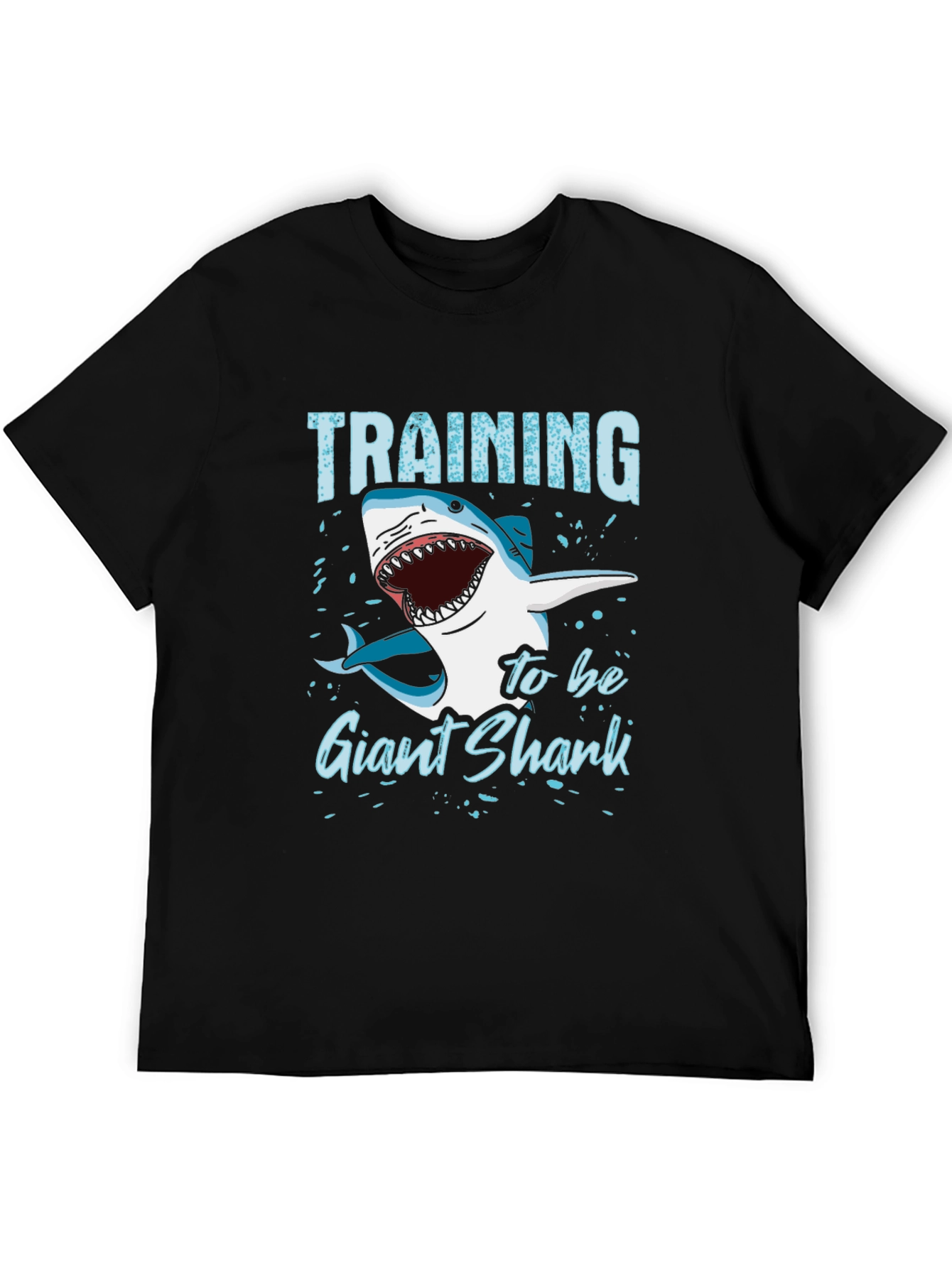 Training To Be Giant Shark Graphic T-Shirt