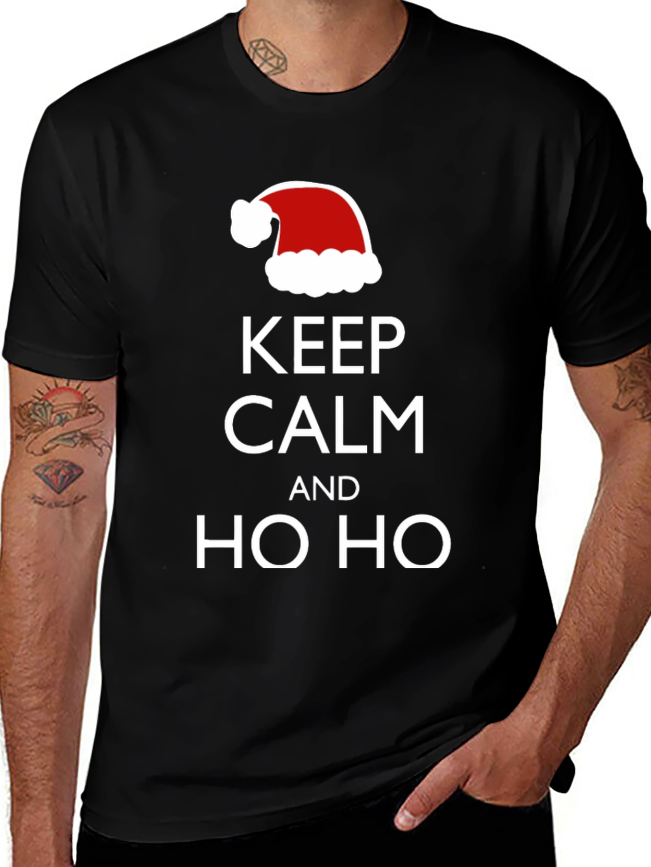 Keep Calm and Ho Ho Christmas T-Shirt