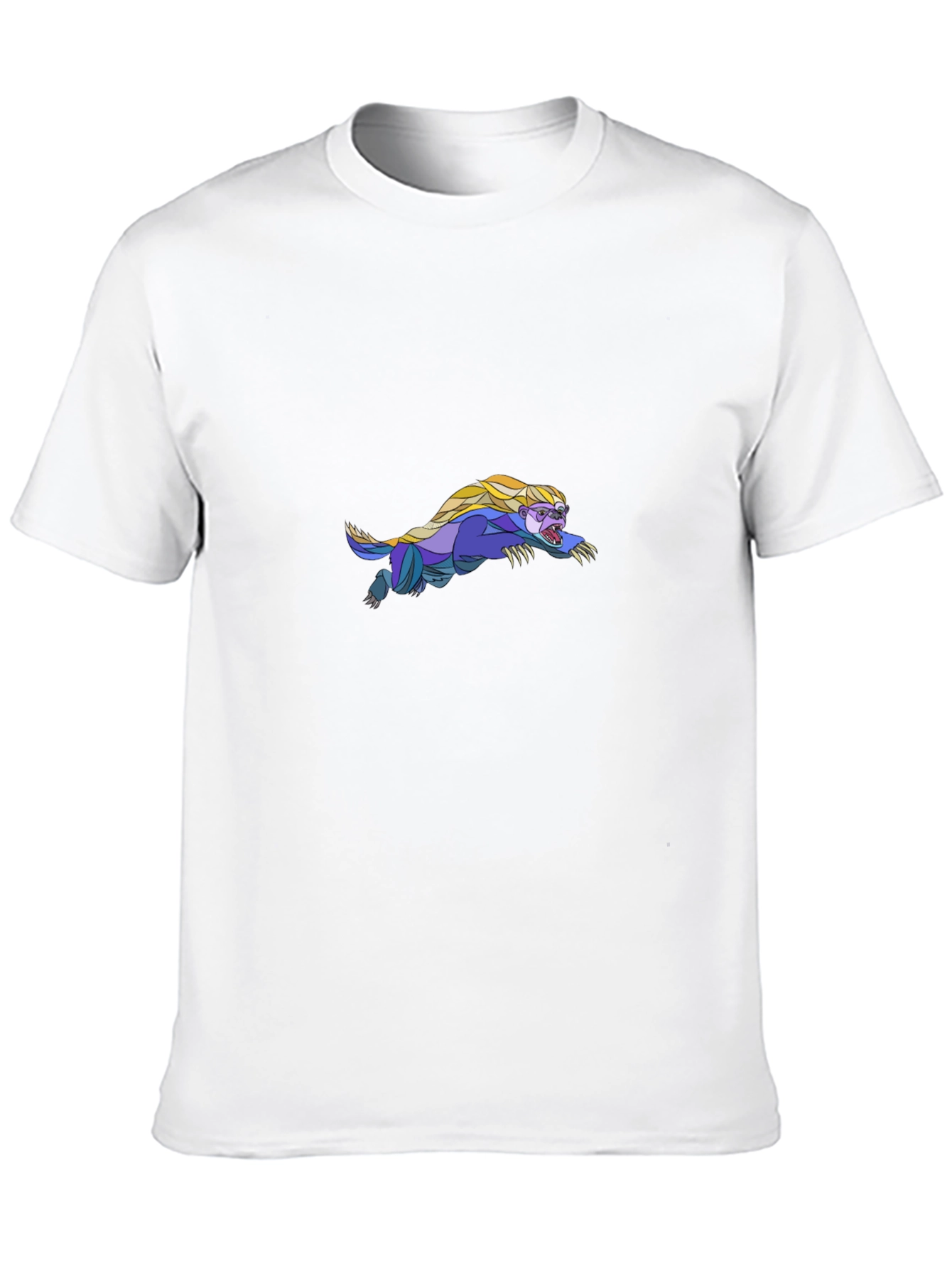 Black Tee with Honey Badger Graphic