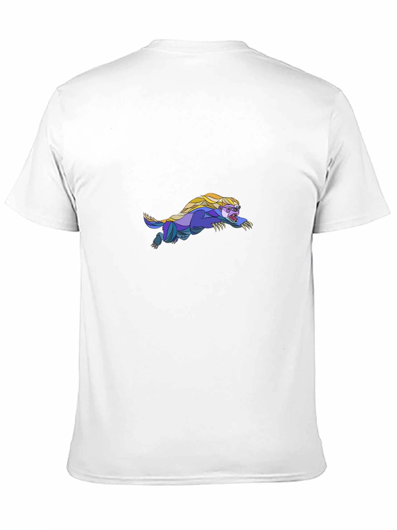 Black Tee with Honey Badger Graphic