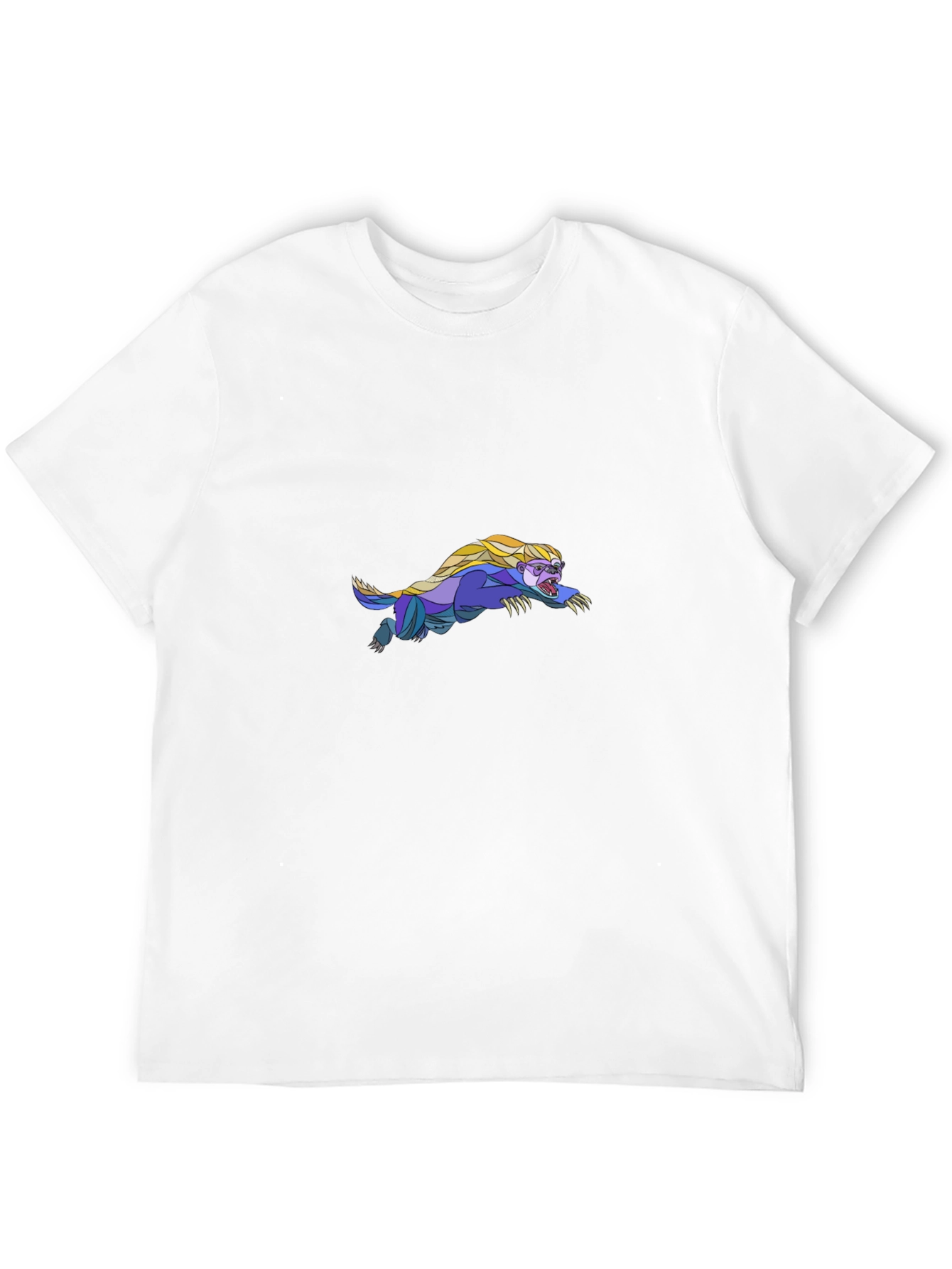 Black Tee with Honey Badger Graphic