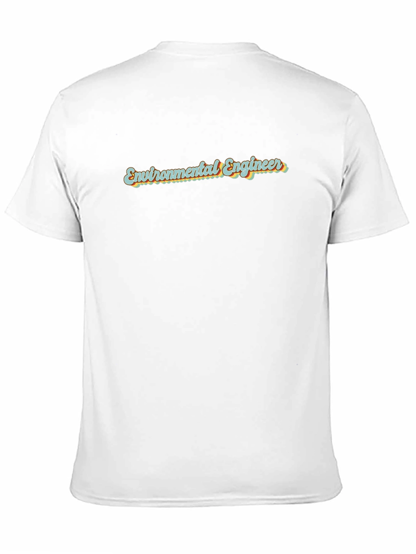 Environmental Engineer Retro Style Black T-Shirt