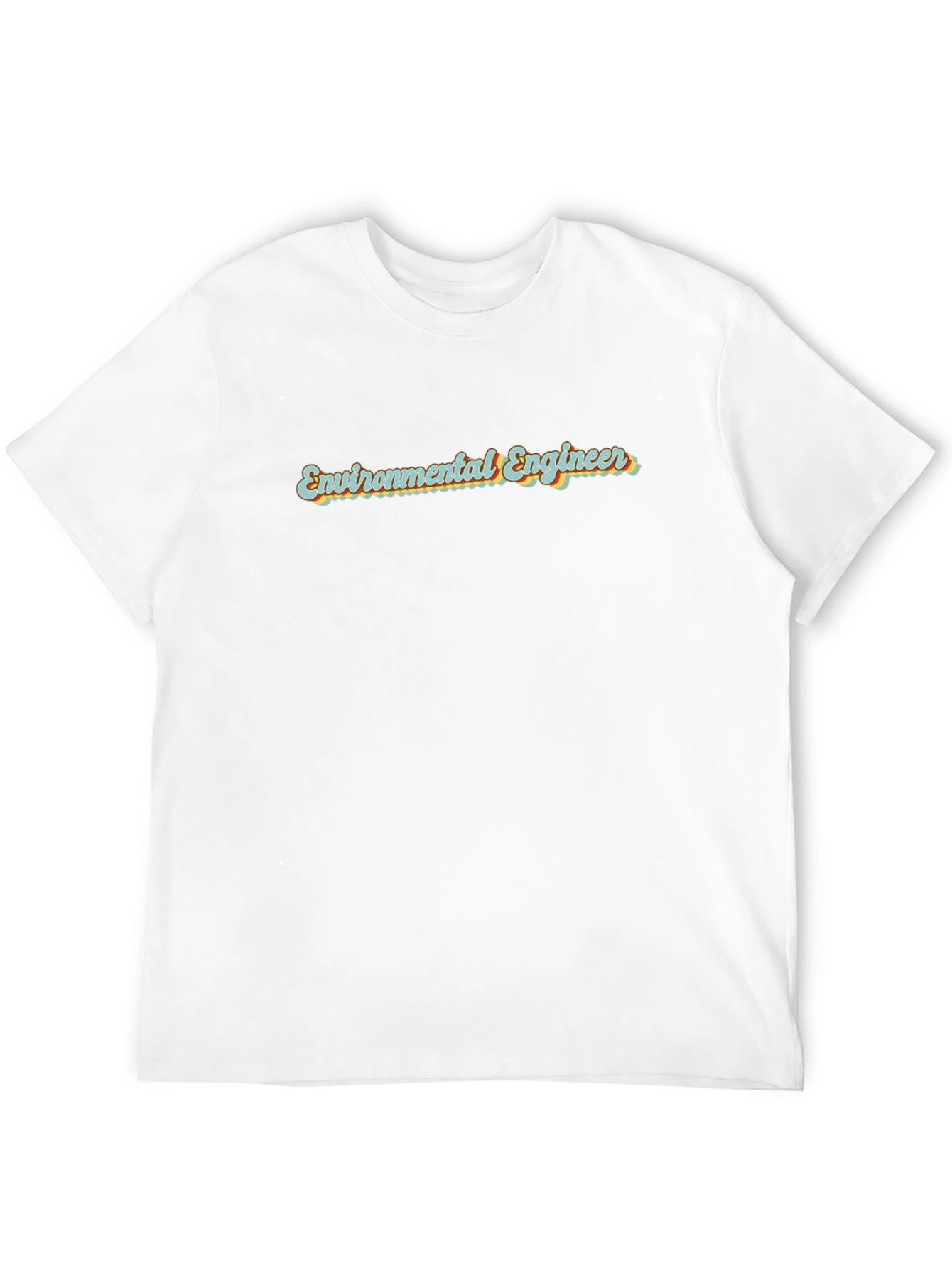 Environmental Engineer Retro Style Black T-Shirt