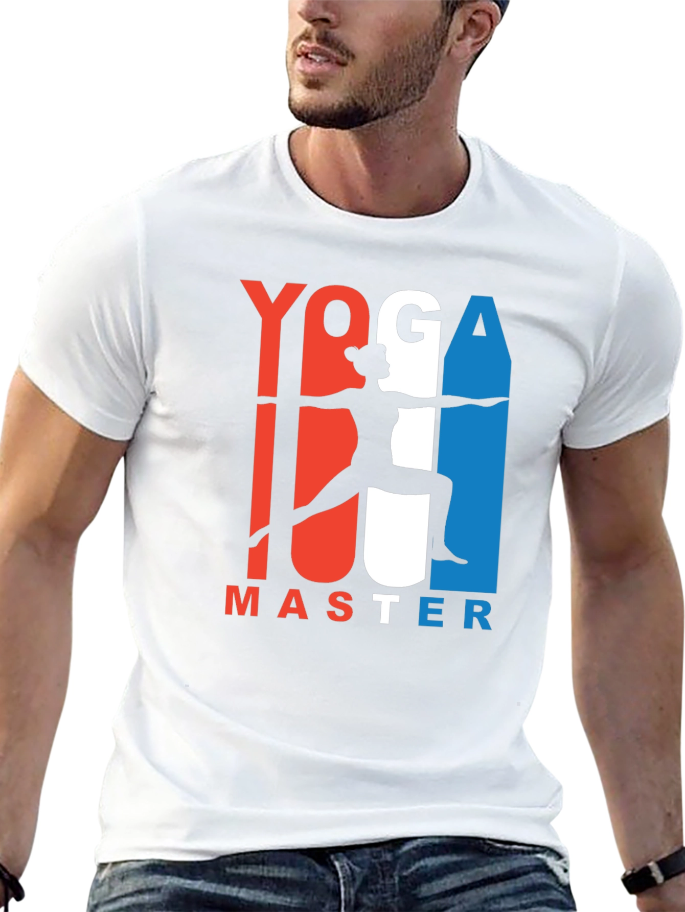 Yoga Master Graphic Tee - Black