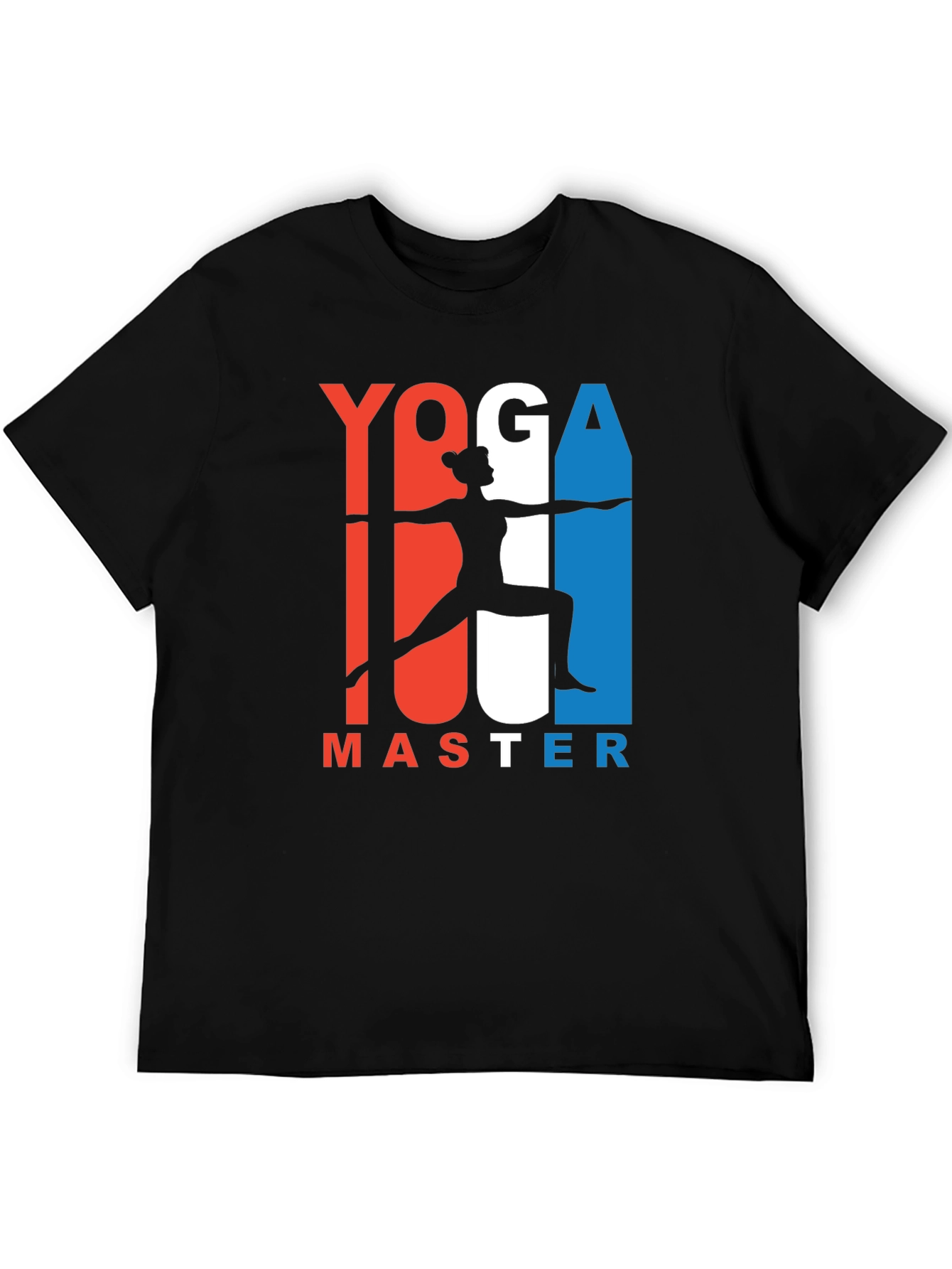 Yoga Master Graphic Tee - Black
