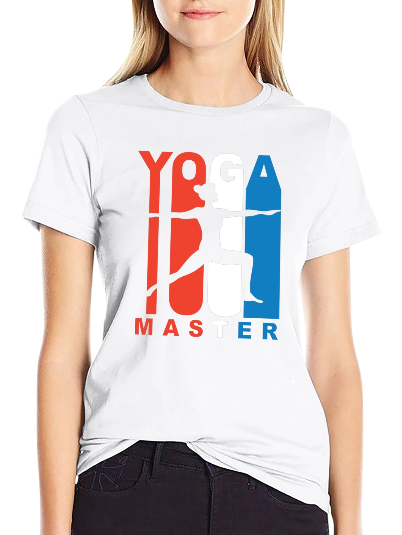 Yoga Master Graphic Tee - Black