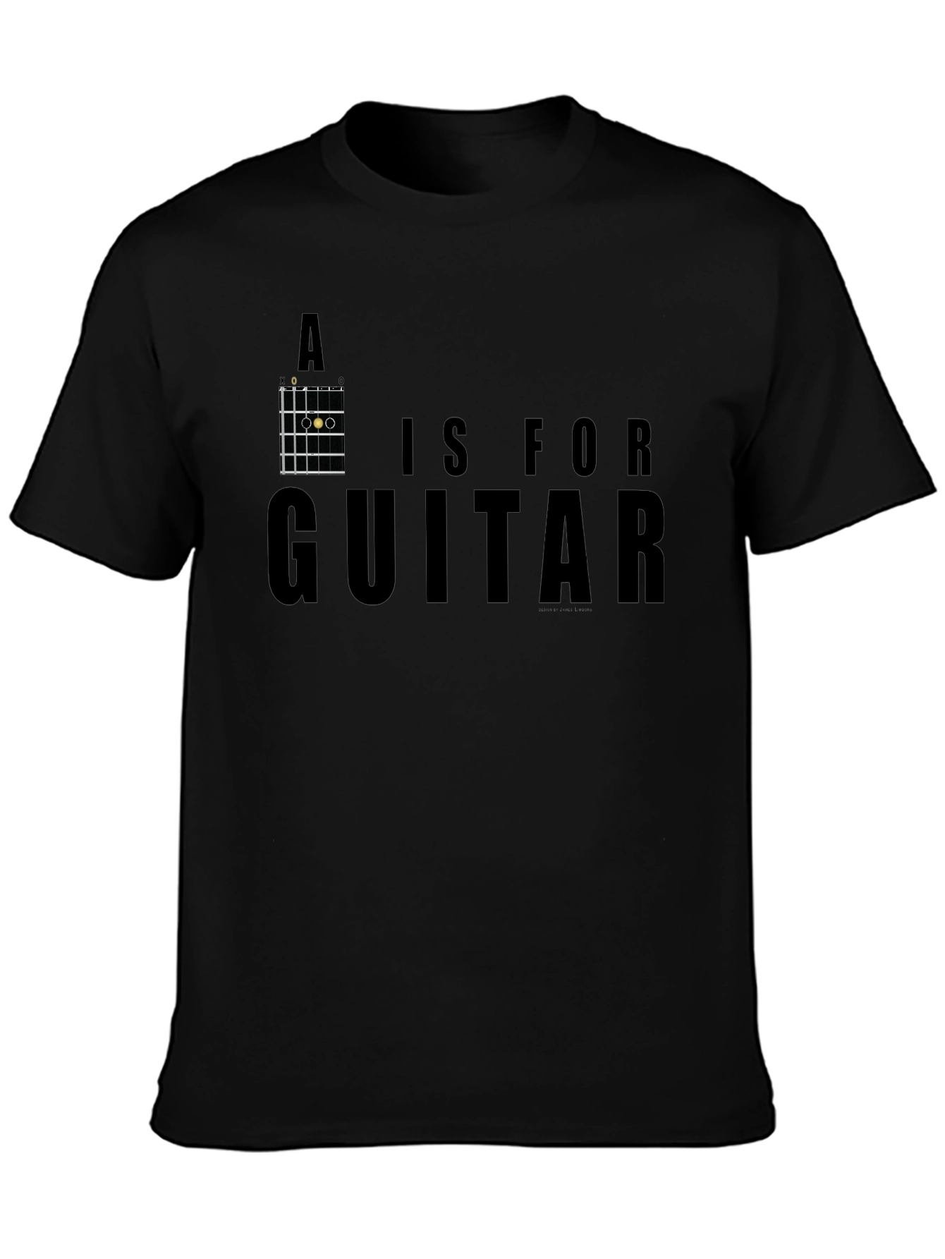 A is for Guitar Graphic T-Shirt
