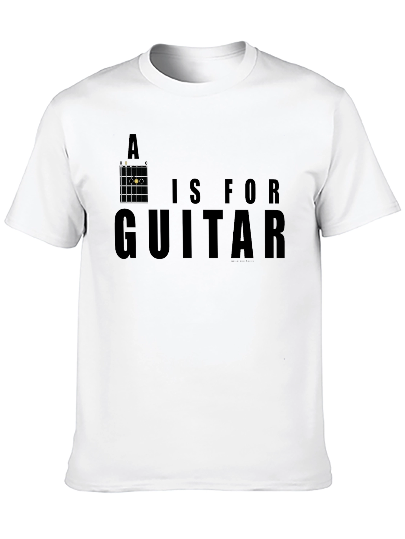 A is for Guitar Graphic T-Shirt