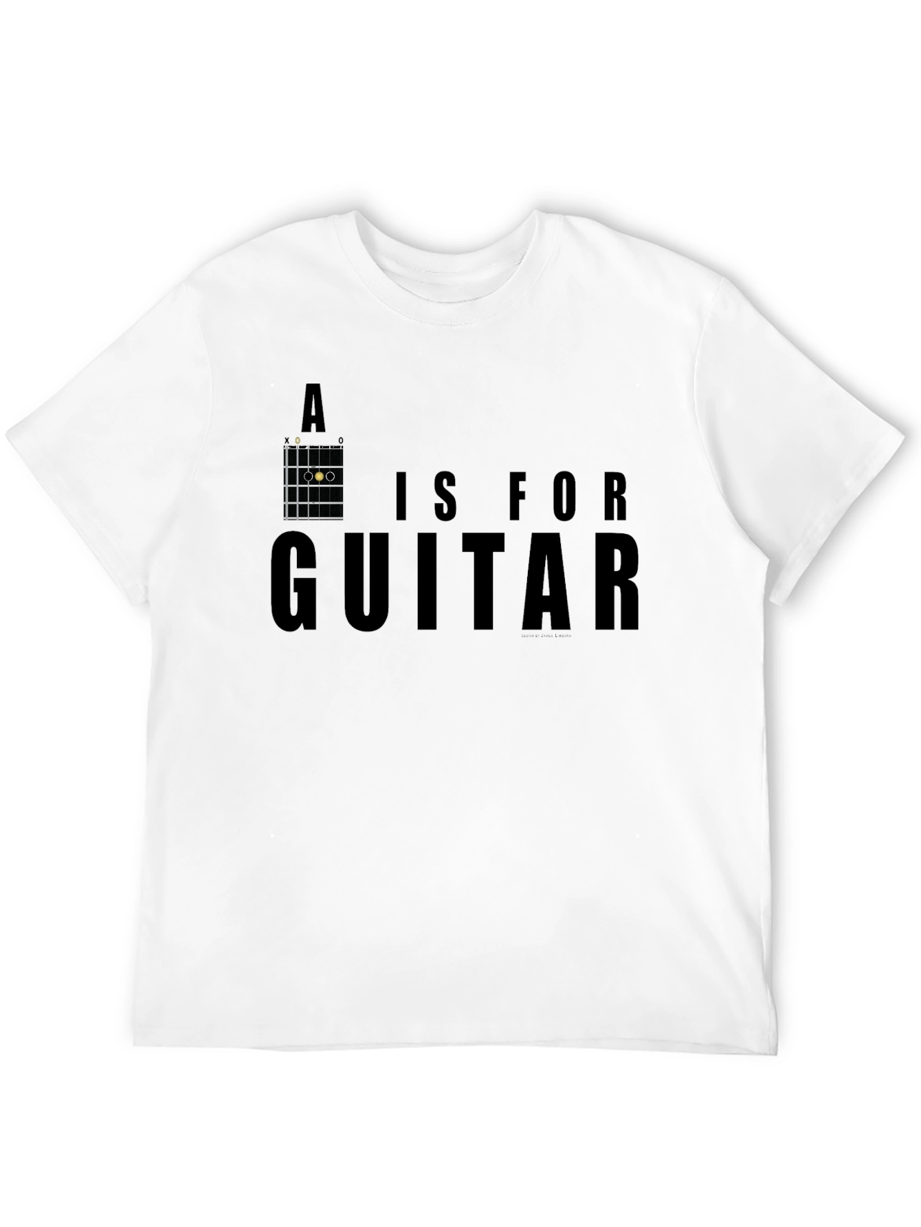 A is for Guitar Graphic T-Shirt