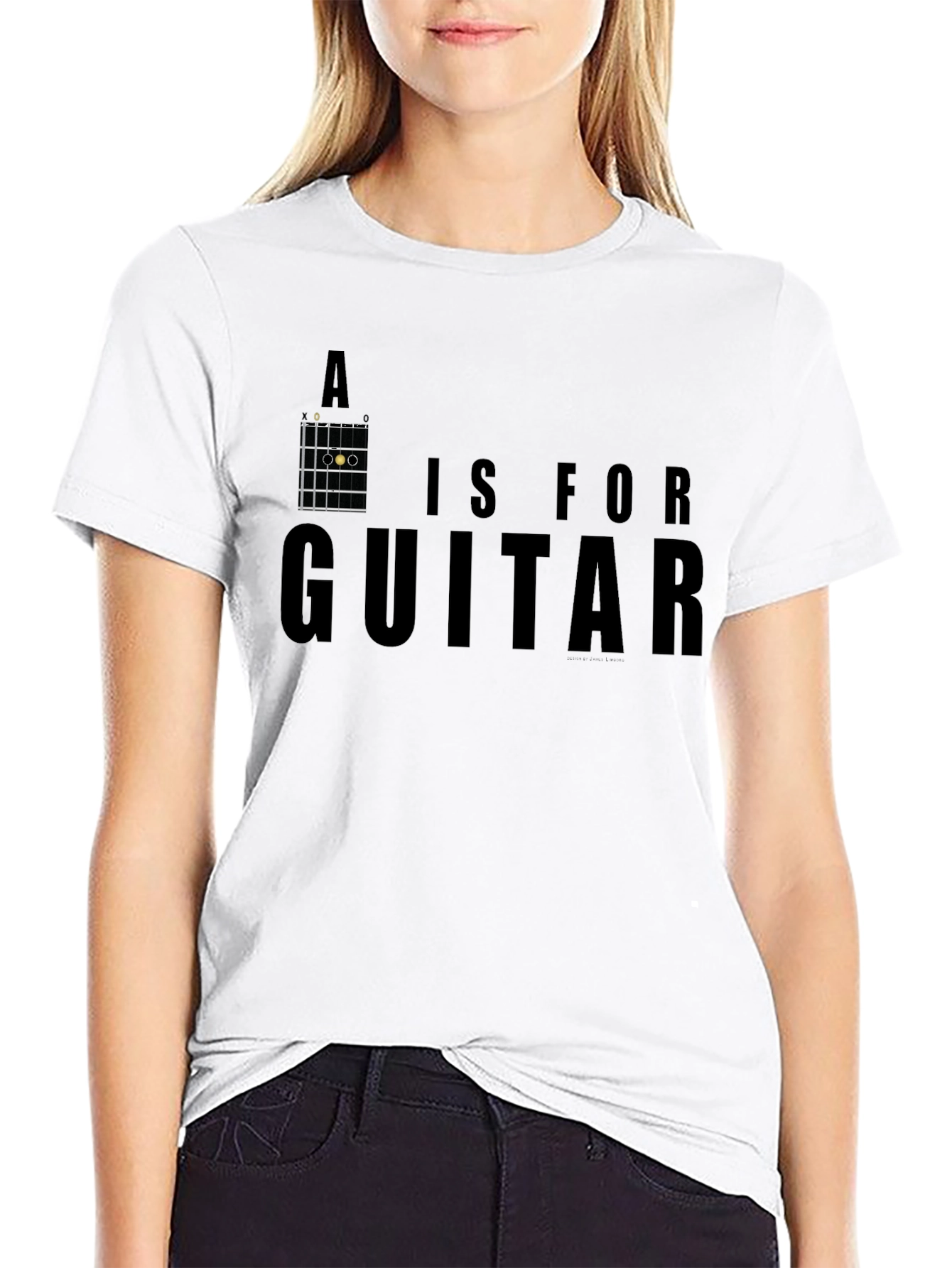 A is for Guitar Graphic T-Shirt