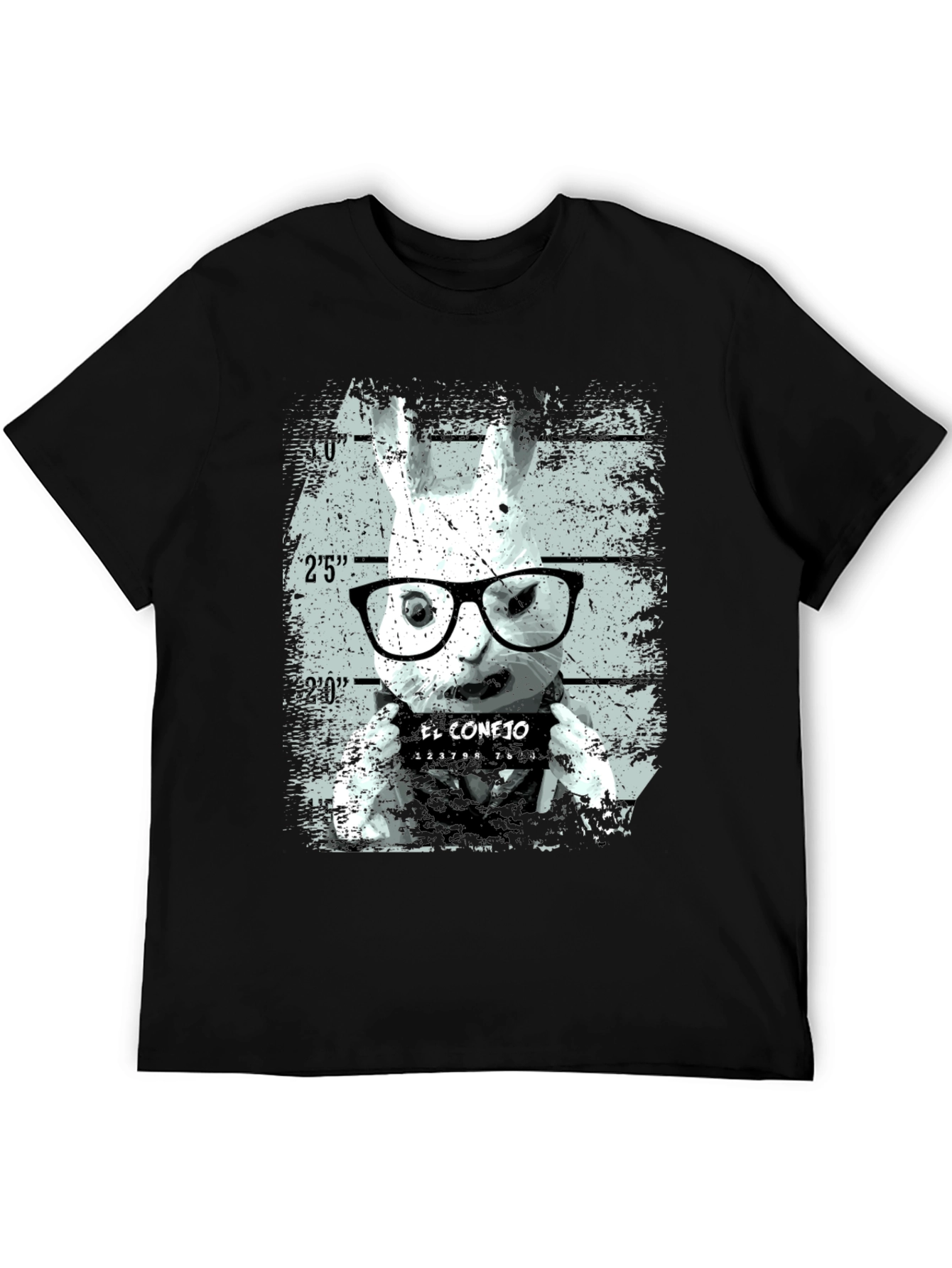 El Conejo T-Shirt - Rabbit Mugshot Tee
