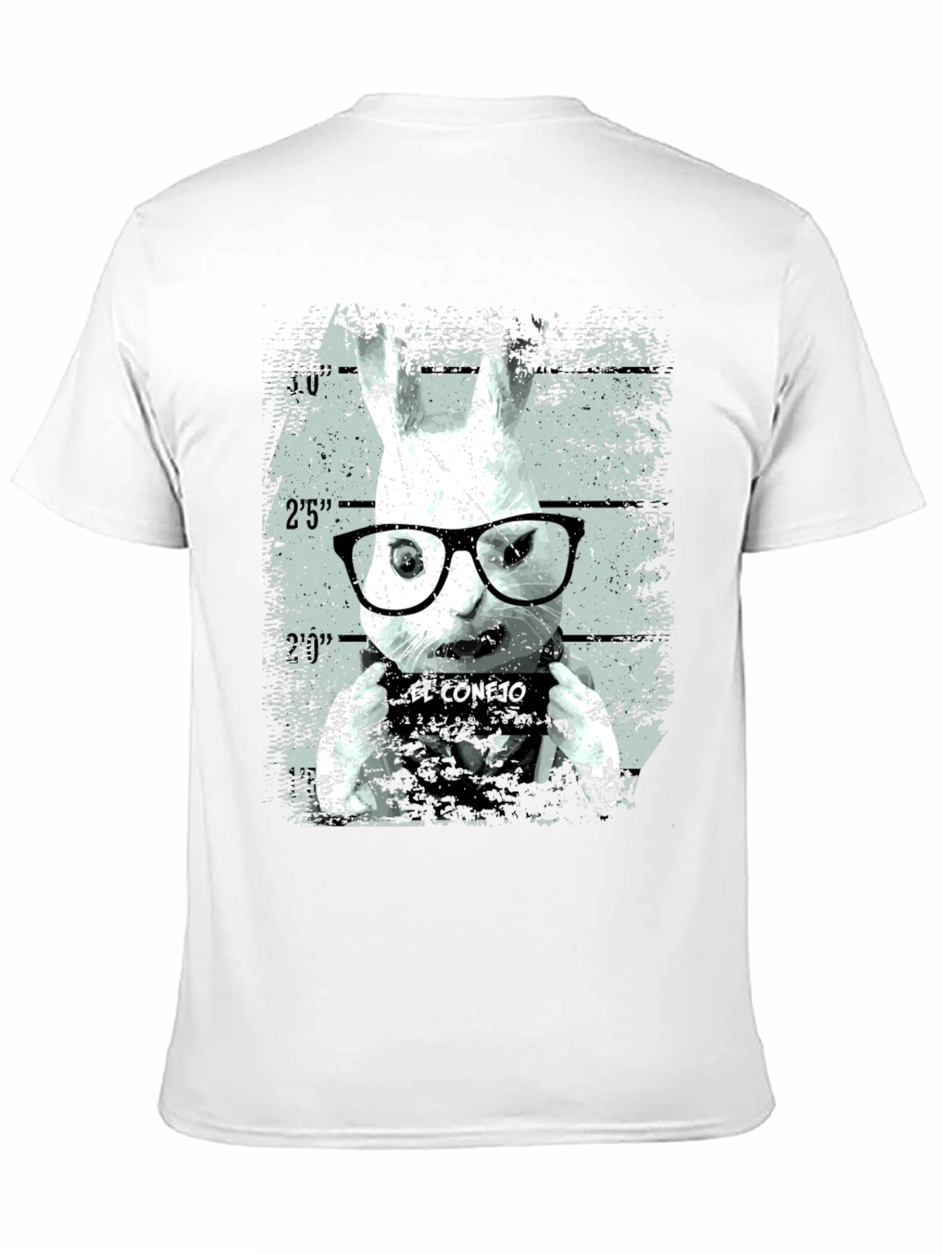El Conejo T-Shirt - Rabbit Mugshot Tee