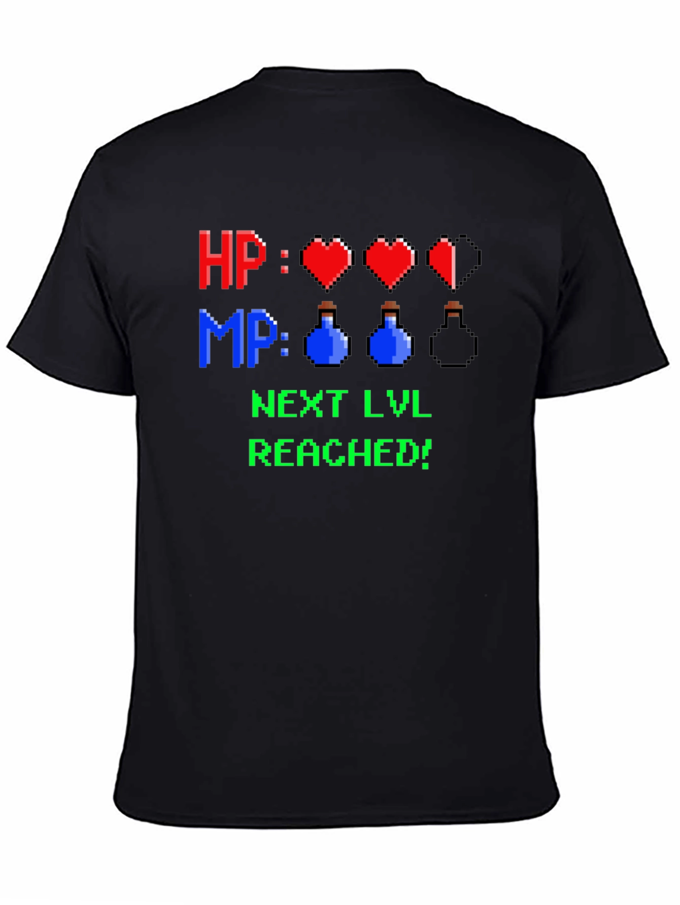 Level Up T-Shirt - HP MP Gamer Tee