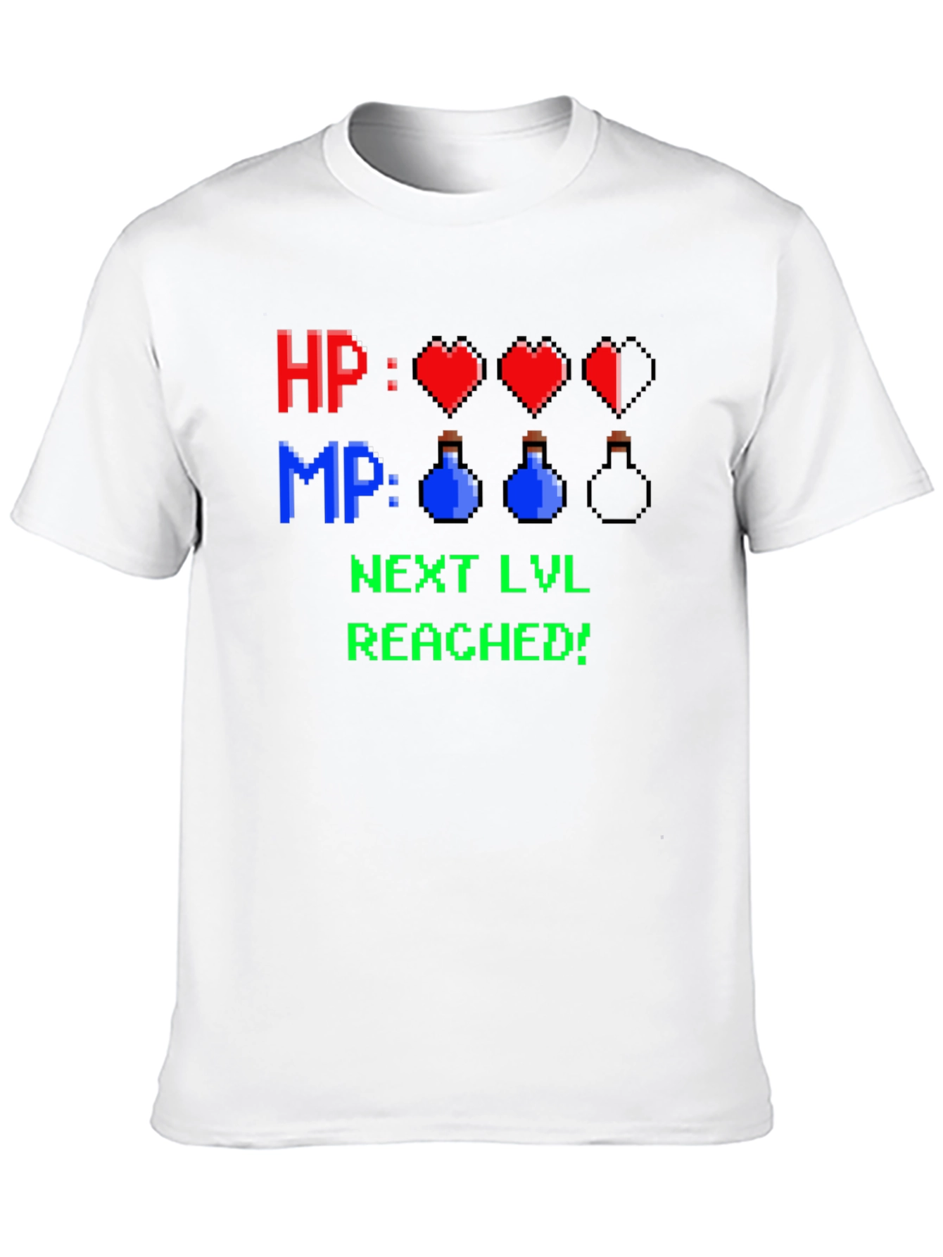 Level Up T-Shirt - HP MP Gamer Tee