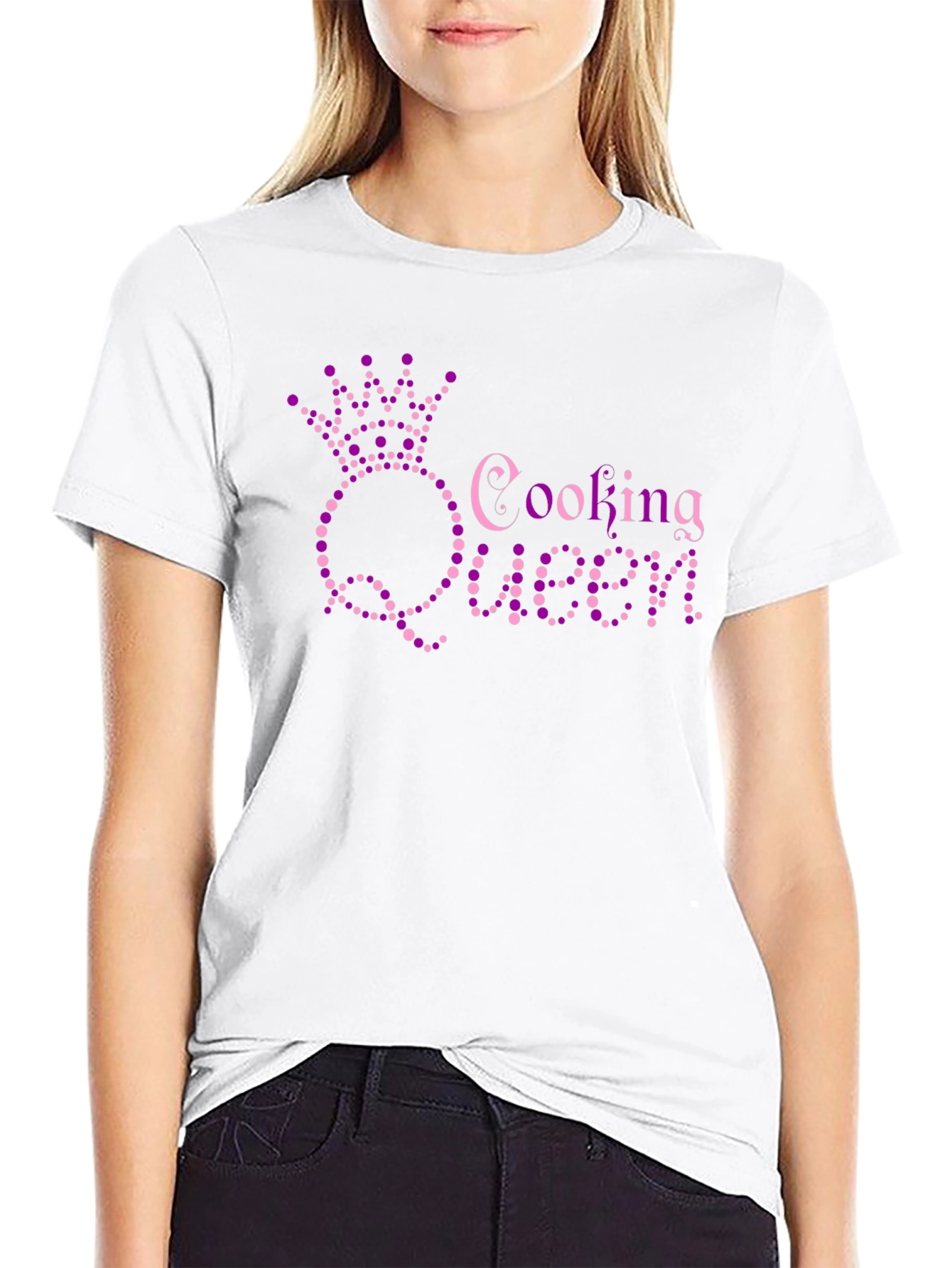 Cooking Queen T-Shirt - Stylish Chef Apparel
