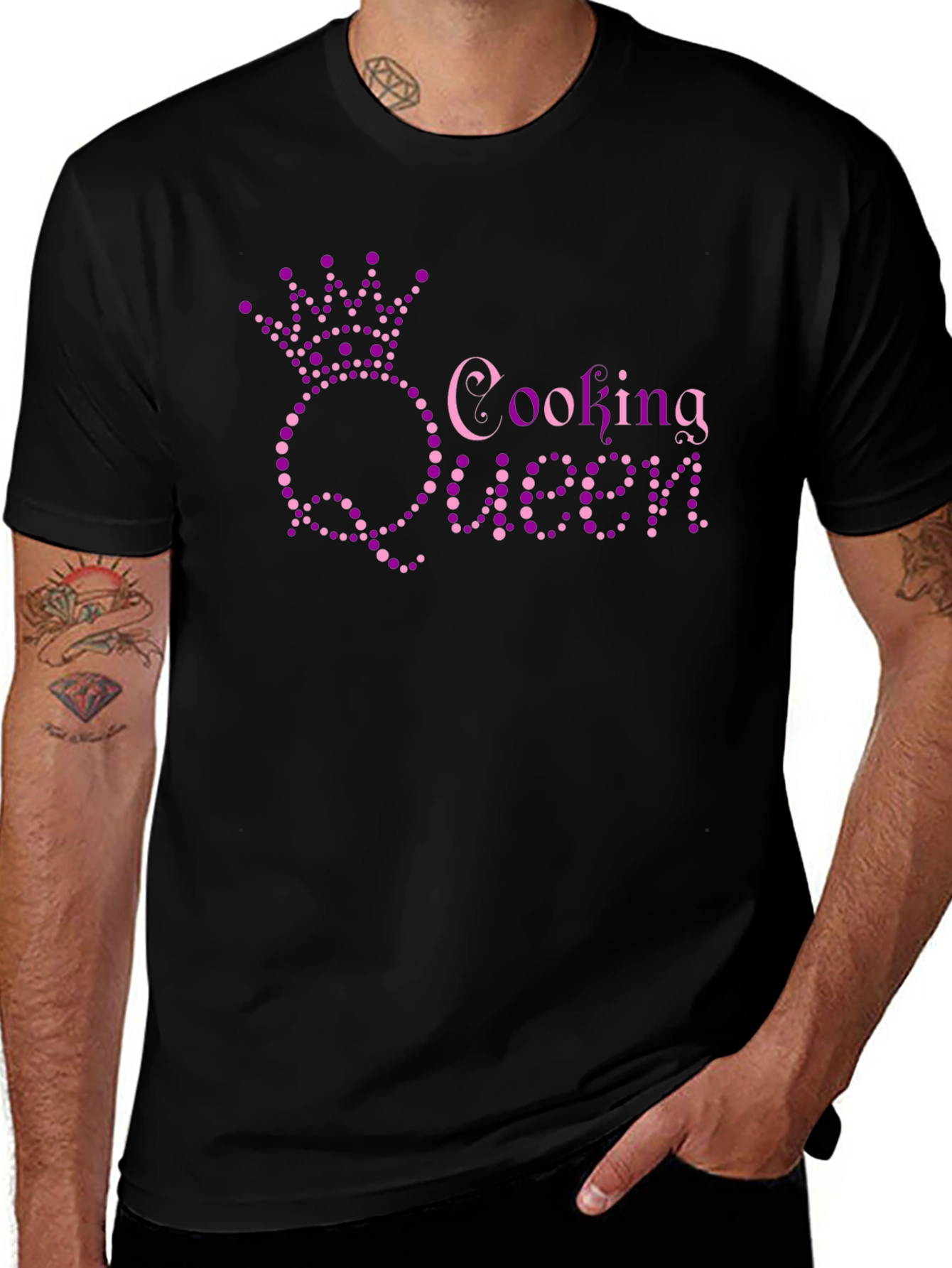Cooking Queen T-Shirt - Stylish Chef Apparel