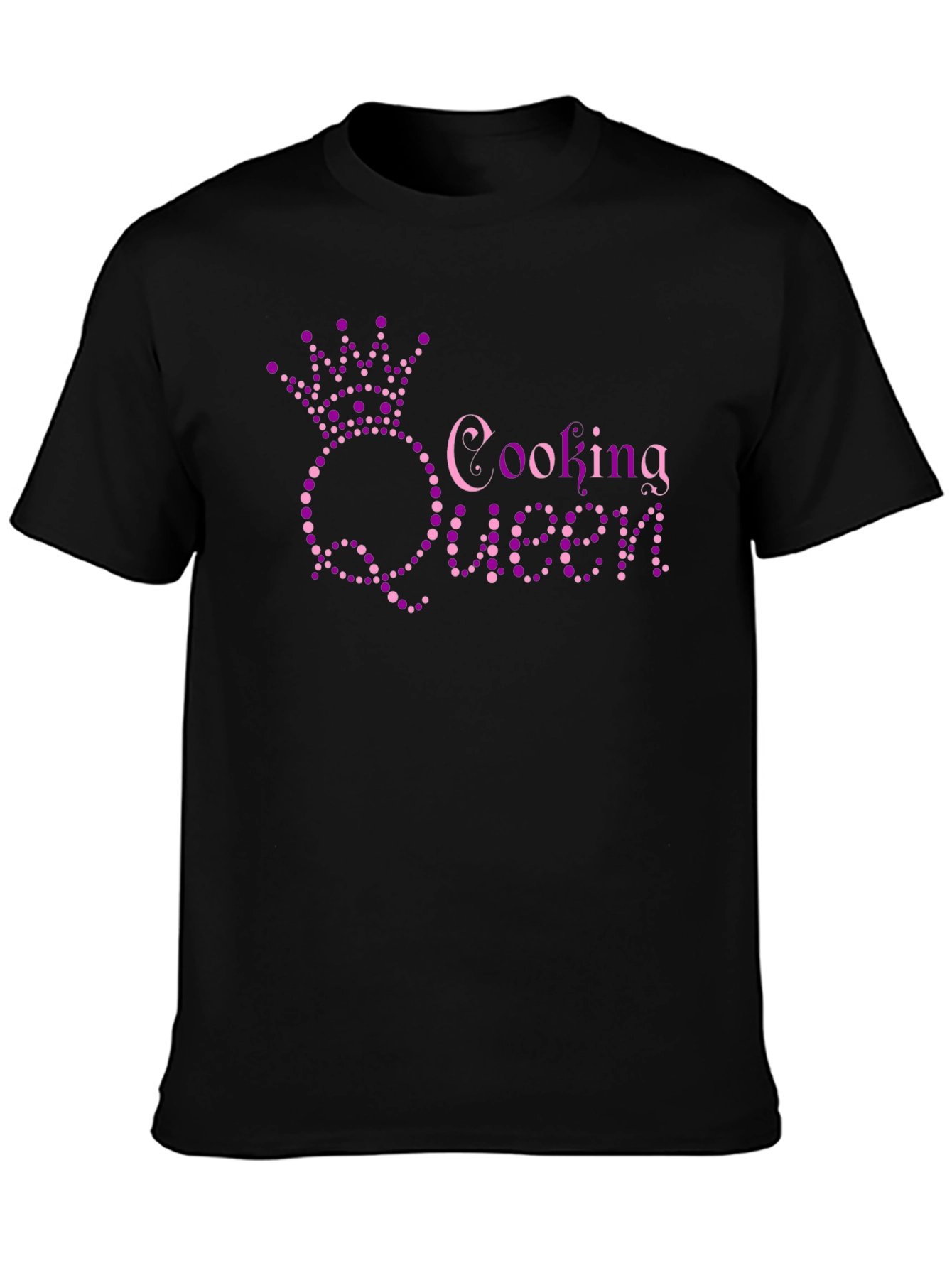 Cooking Queen T-Shirt - Stylish Chef Apparel