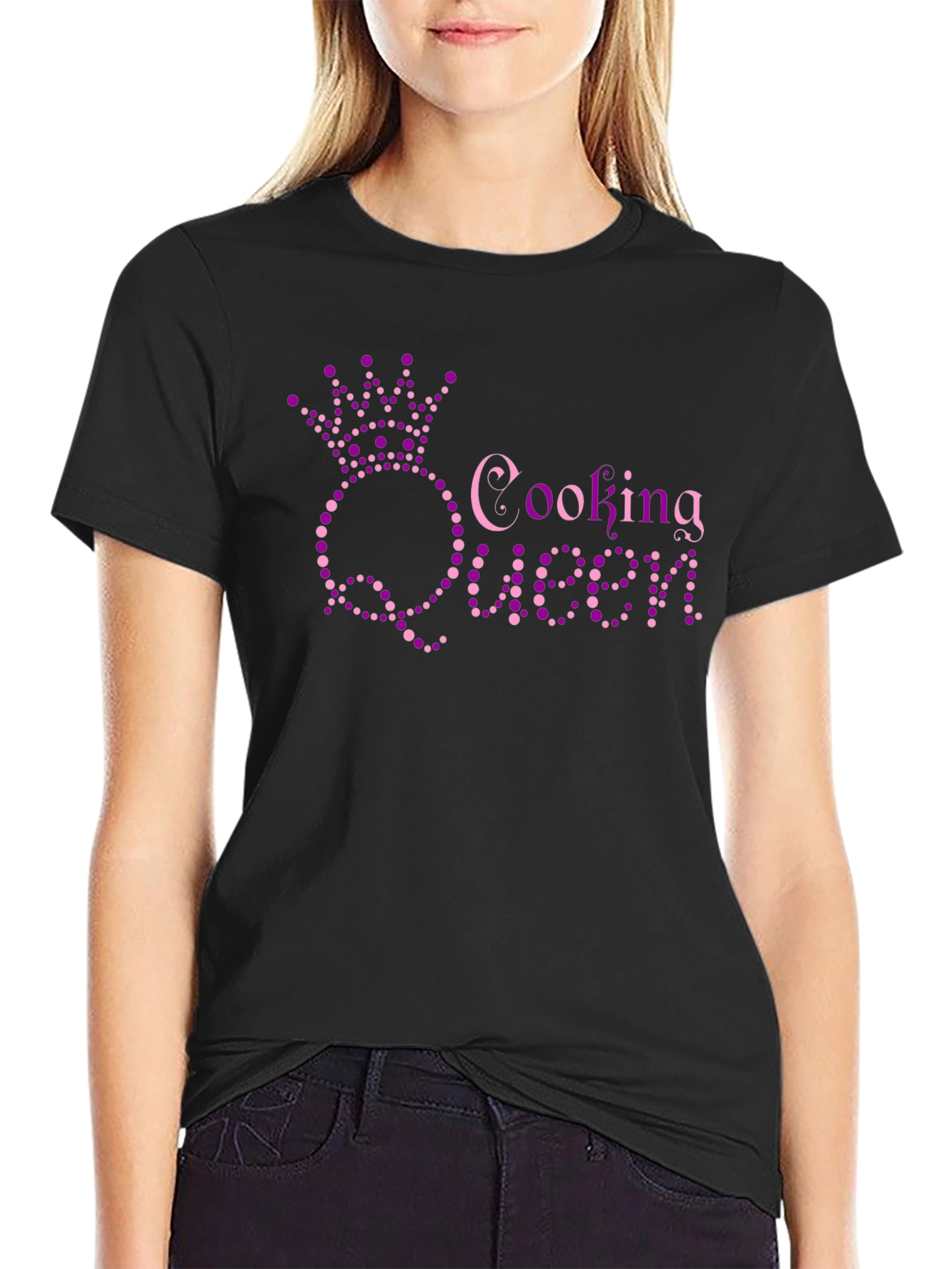 Cooking Queen T-Shirt - Stylish Chef Apparel