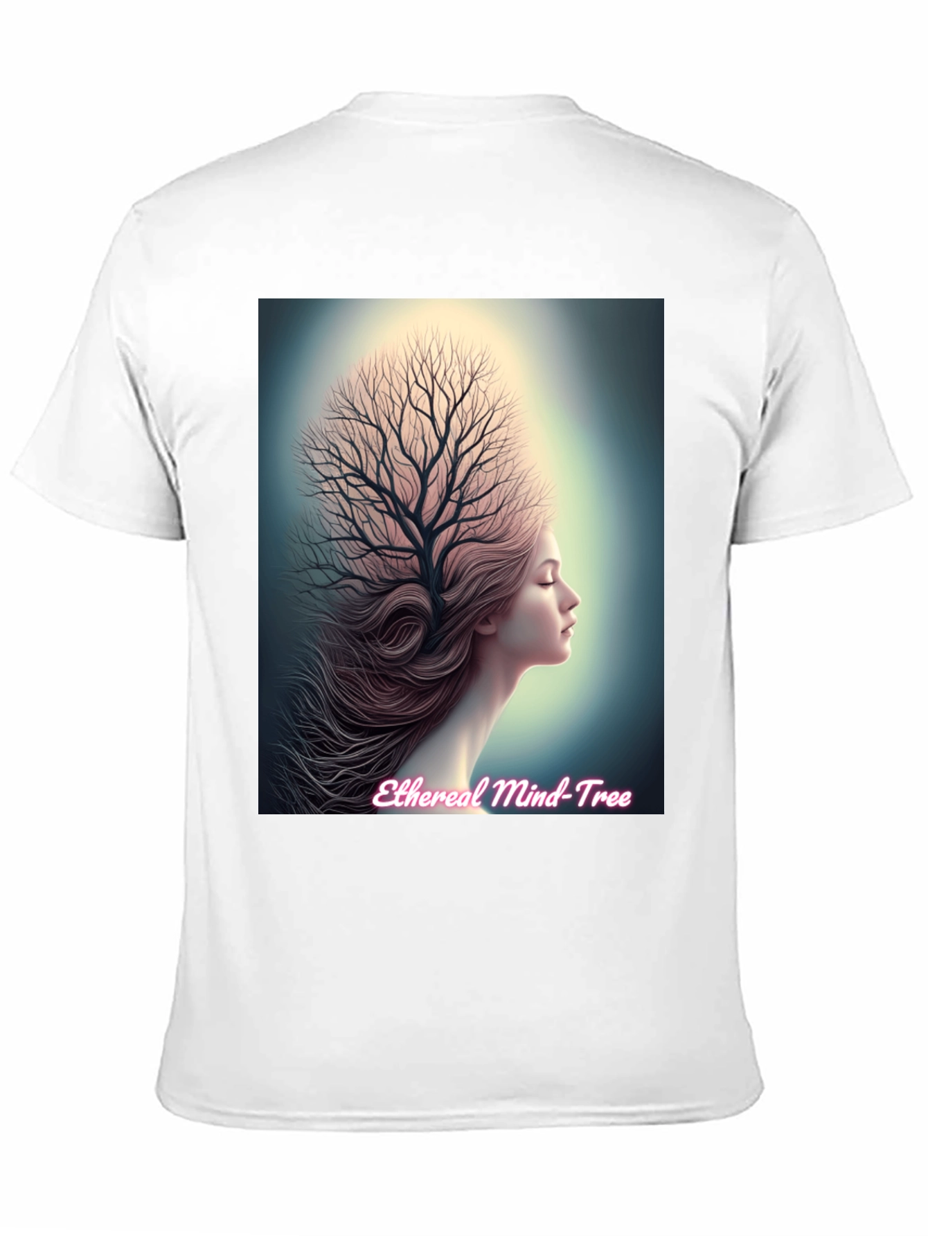Ethereal Mind Tree Graphic Tee - Unisex Black T-Shirt
