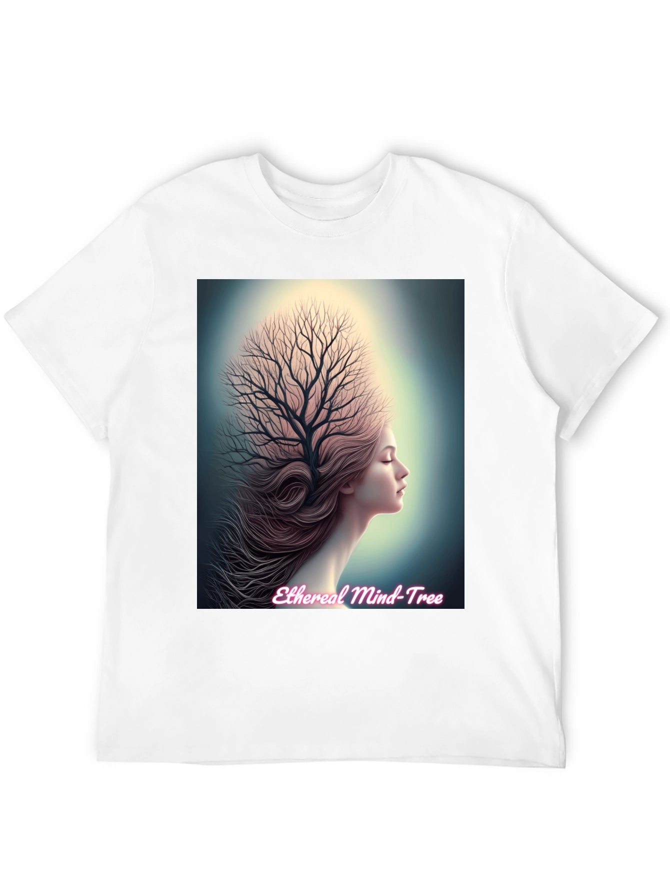 Ethereal Mind Tree Graphic Tee - Unisex Black T-Shirt