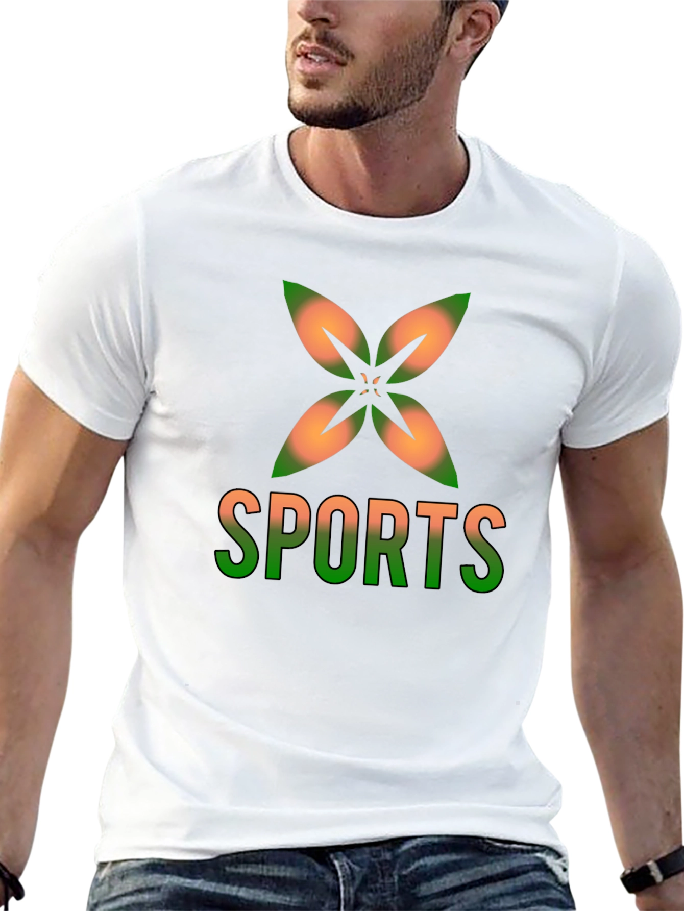 Sports Graphic Black T-Shirt