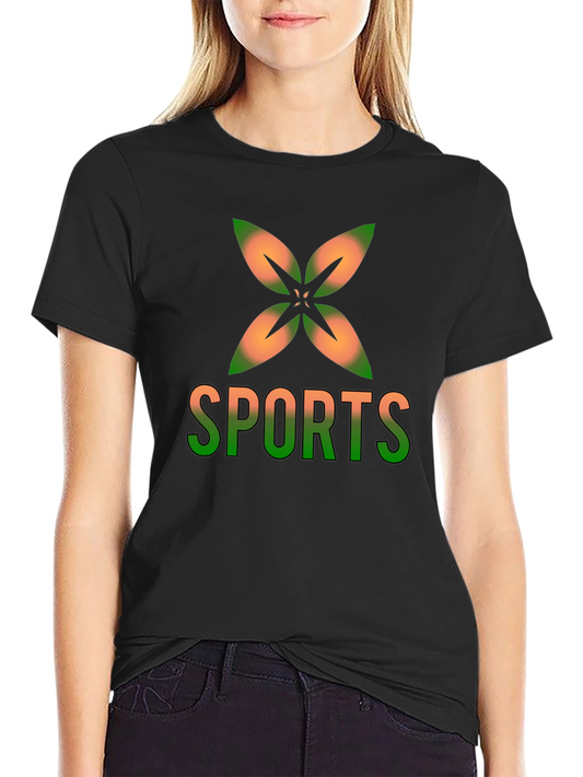 Sports Graphic Black T-Shirt