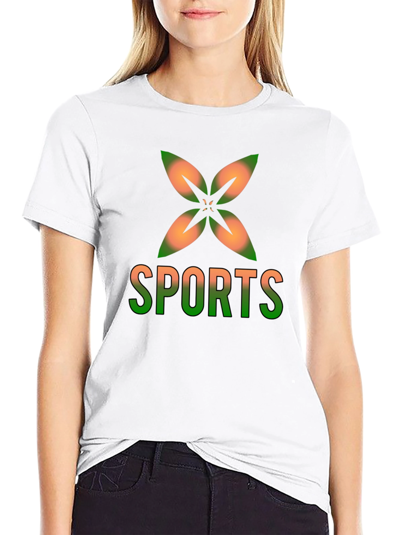 Sports Graphic Black T-Shirt
