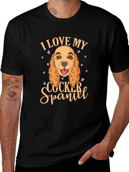 I Love My Cocker Spaniel T-Shirt