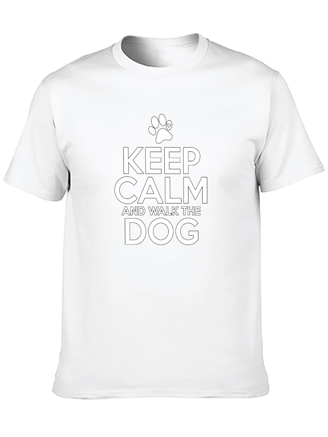 Keep Calm and Walk the Dog T-Shirt