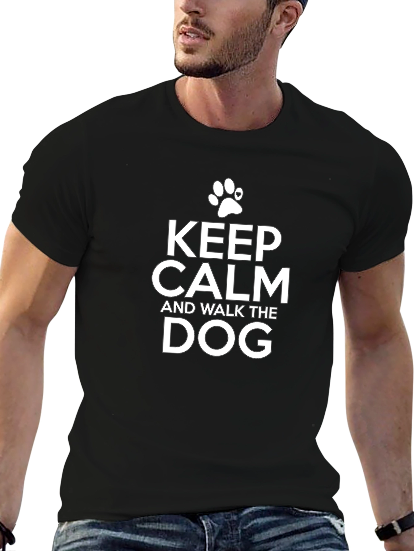 Keep Calm and Walk the Dog T-Shirt
